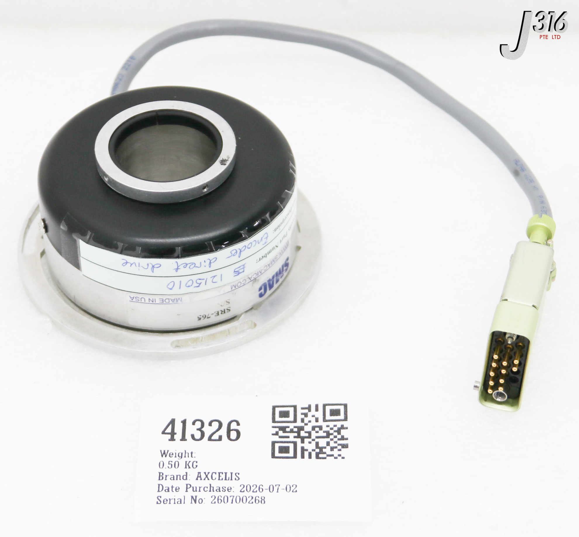 41326 AXCELIS SMAC SRE-765, ENCODER DIRECT DRIVE 1215010
