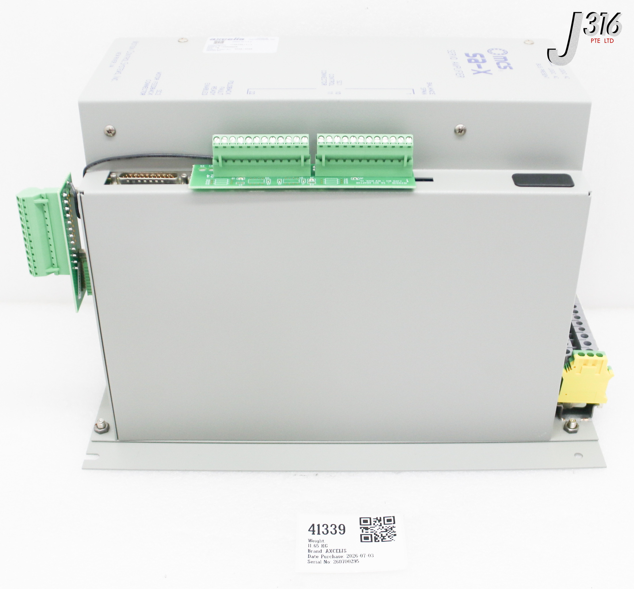 41339 AXCELIS MOD SERVO AMP 240V 90A CONT ROTARY, MCS SA4000-X PN 1232250 120005935