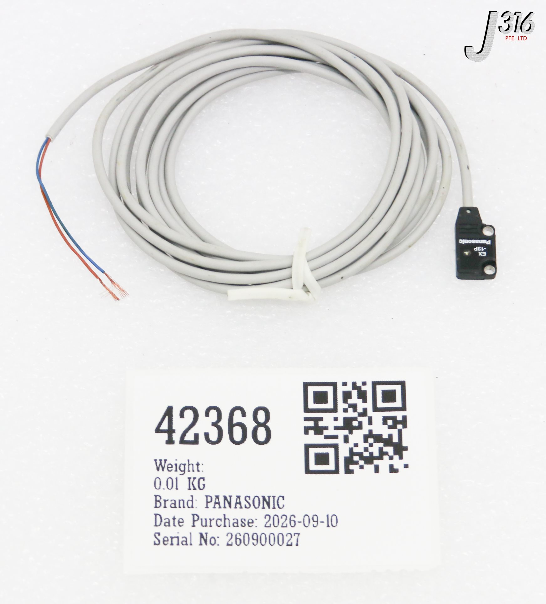 42368 PANASONIC ULTRA-SLIM PHOTOELECTRIC SENSOR (NEW) EX-13P