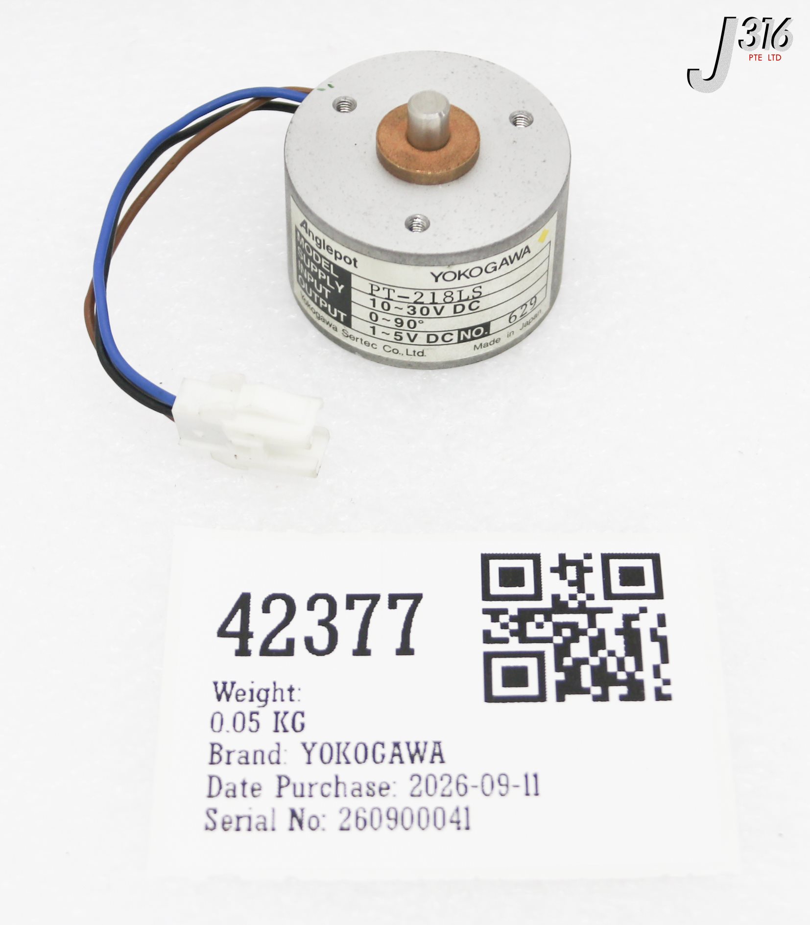 42377 YOKOGAWA COMPACT ROTARY POSITION SENSOR PT-218LS