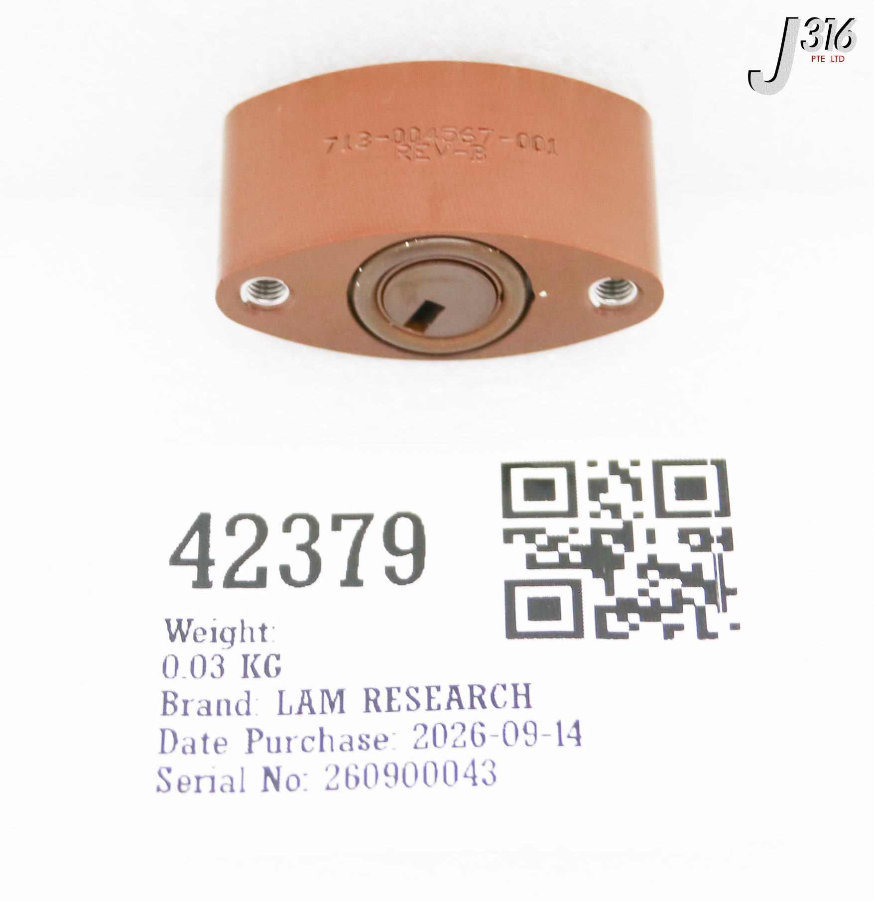 42379 LAM RESEARCH HSG, HE PLASMA BRK, 2300 ETCH PM 713-004567-001