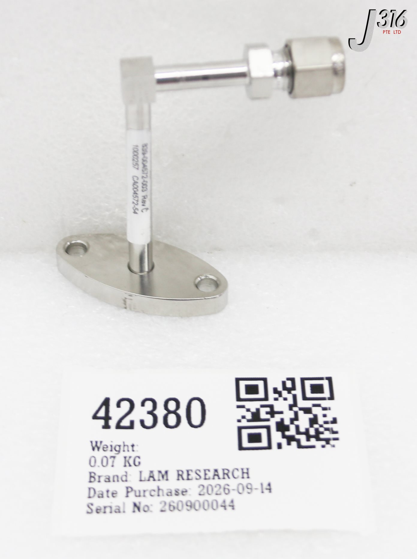 42380 LAM RESEARCH WLDMT,HE INPUT,PLSMA BRK,2300 RN 839-004572-003