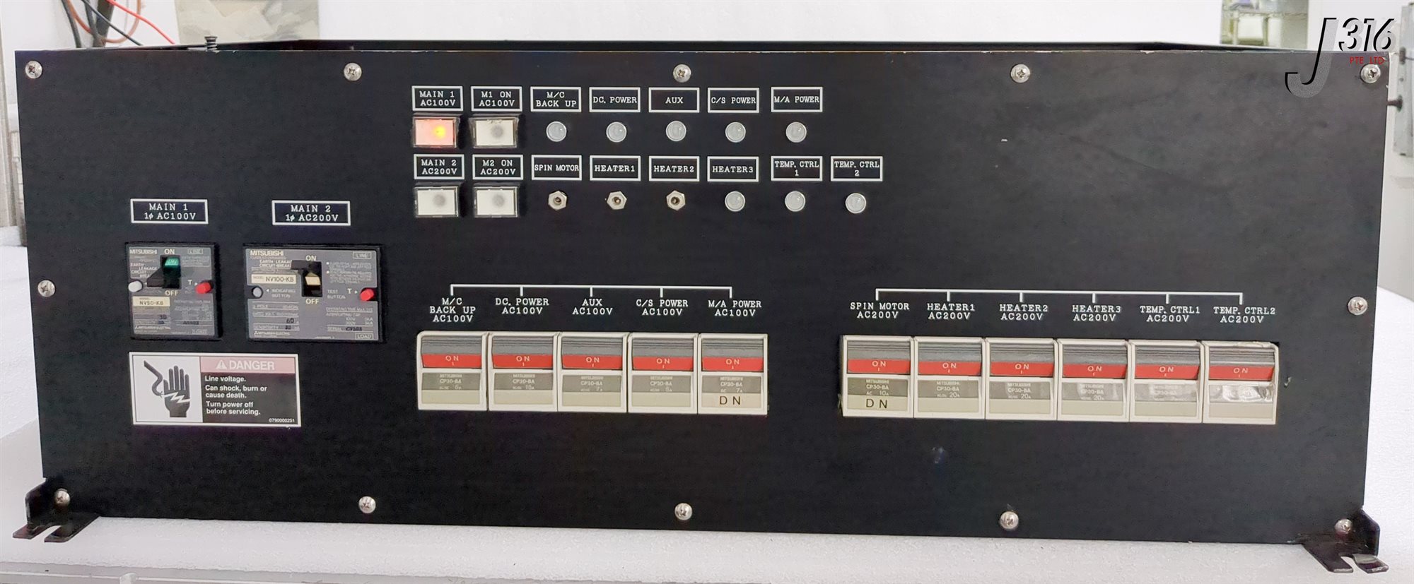 42388 TOKYO ELECTRON CLEAN TRACK AC POWER BOX TKLCT8-M164