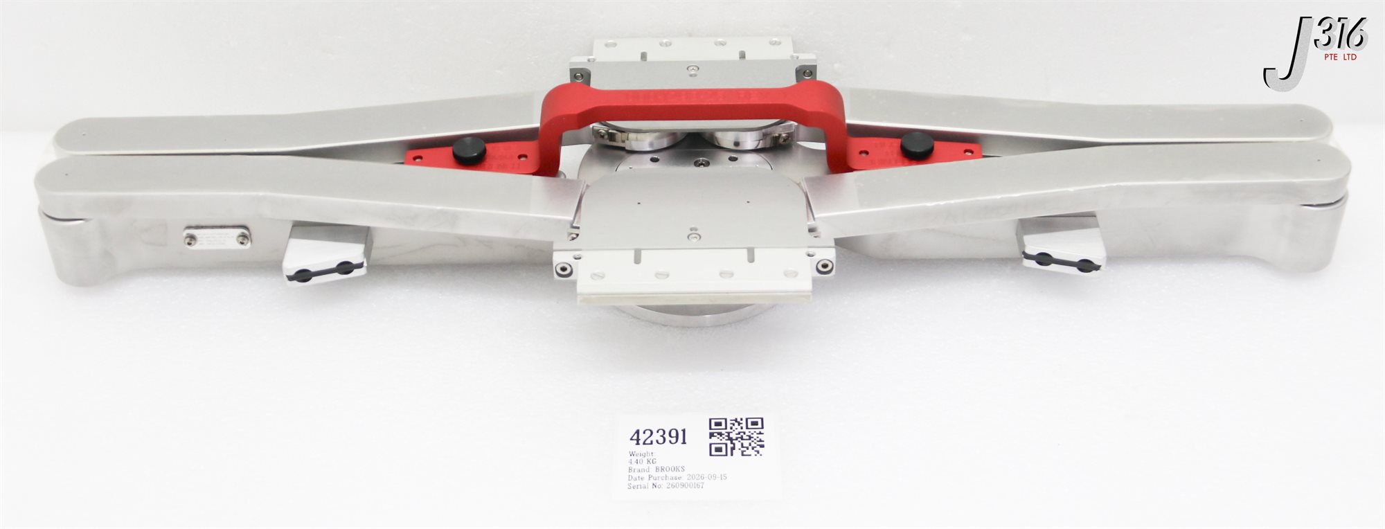 42391 BROOKS ARM ASSY FOR MAG 7 WAFER TRANSFER ROBOT (NEW) 002-0016-21