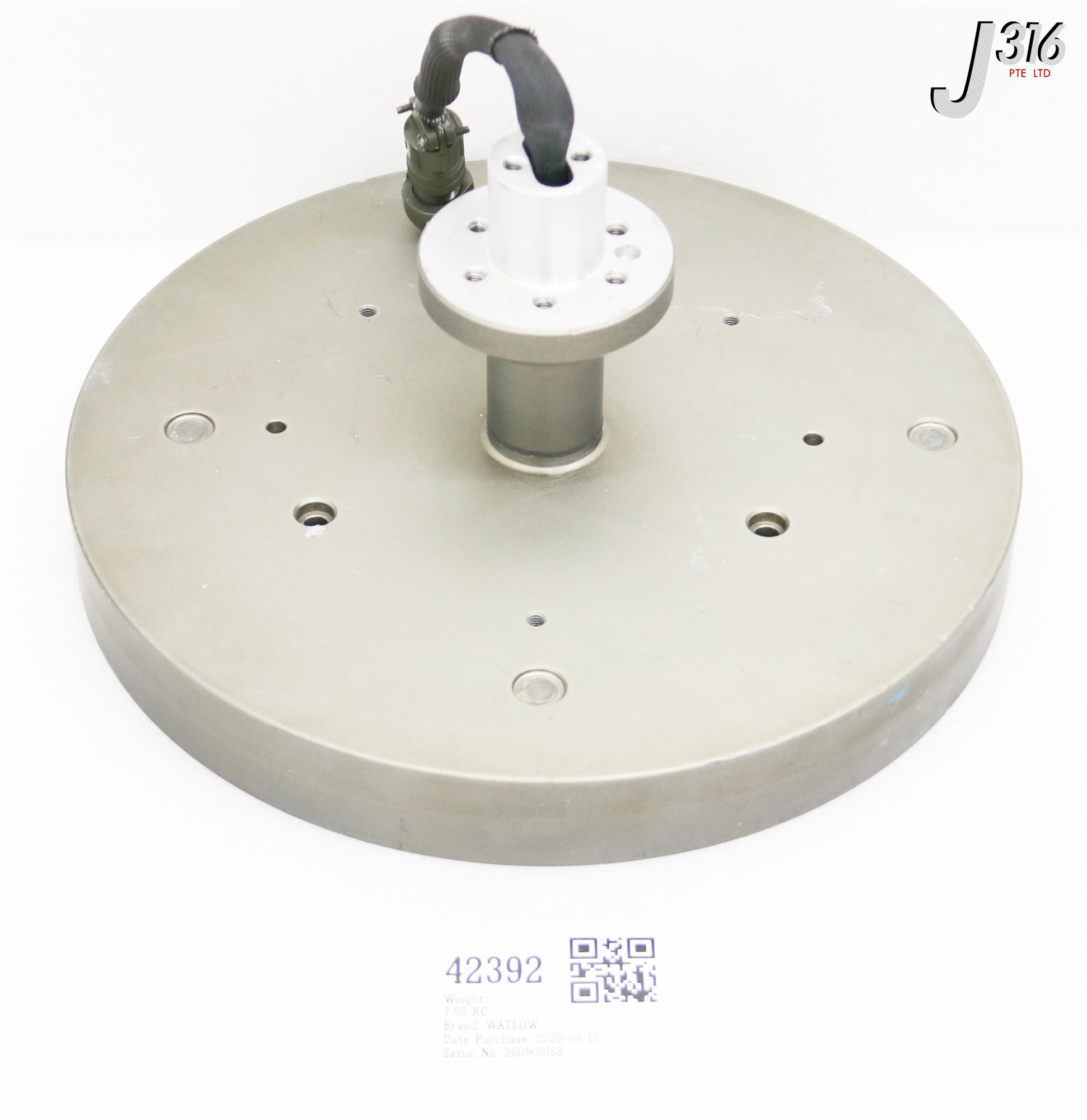 42392 WATLOW 300MM HEATER CHUCK ASSY 07 01 33