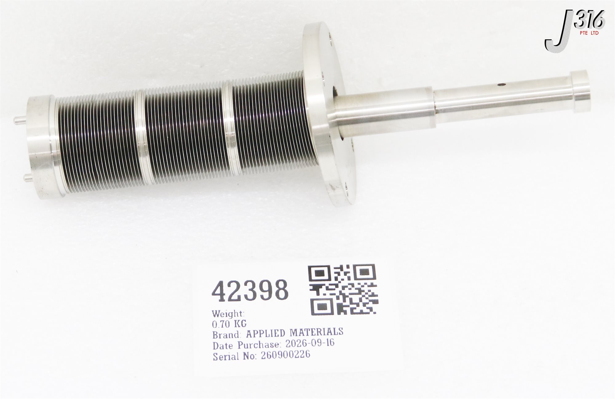 42398 APPLIED MATERIALS HEATER LIFT BELLOW 0040-44013