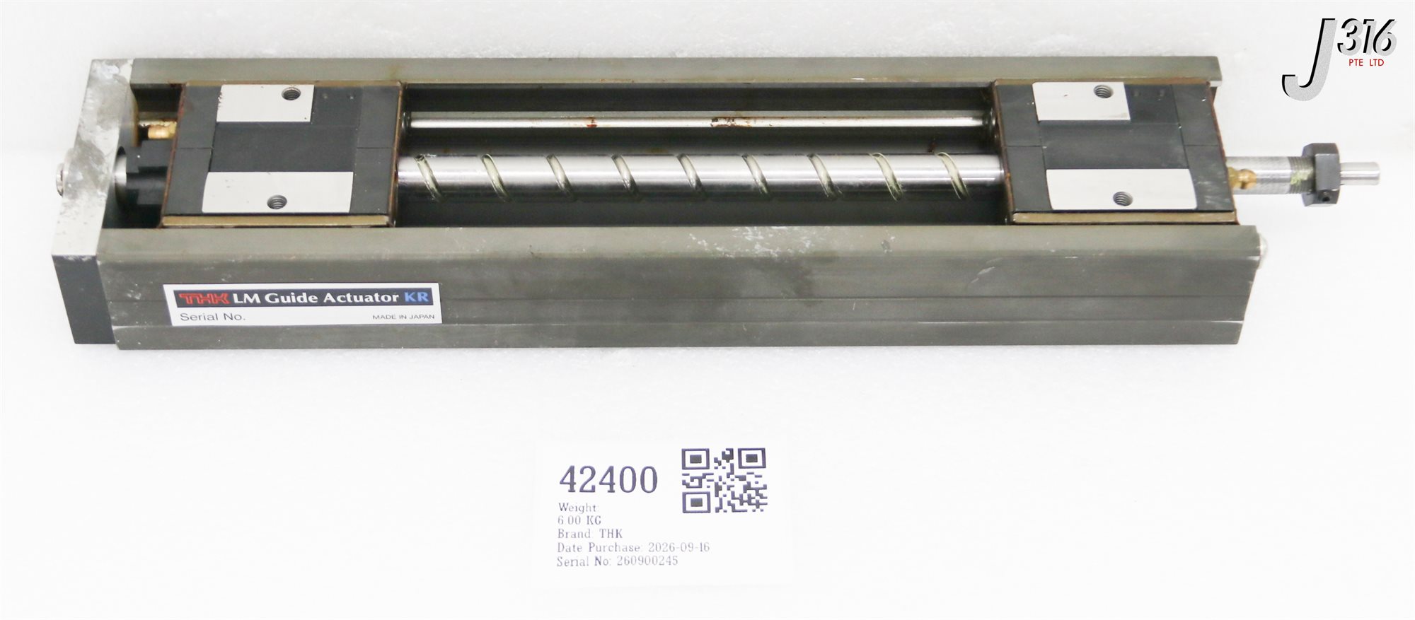 42400 THK LM GUIDE ACTUATOR, 34CM LENGTH KR46