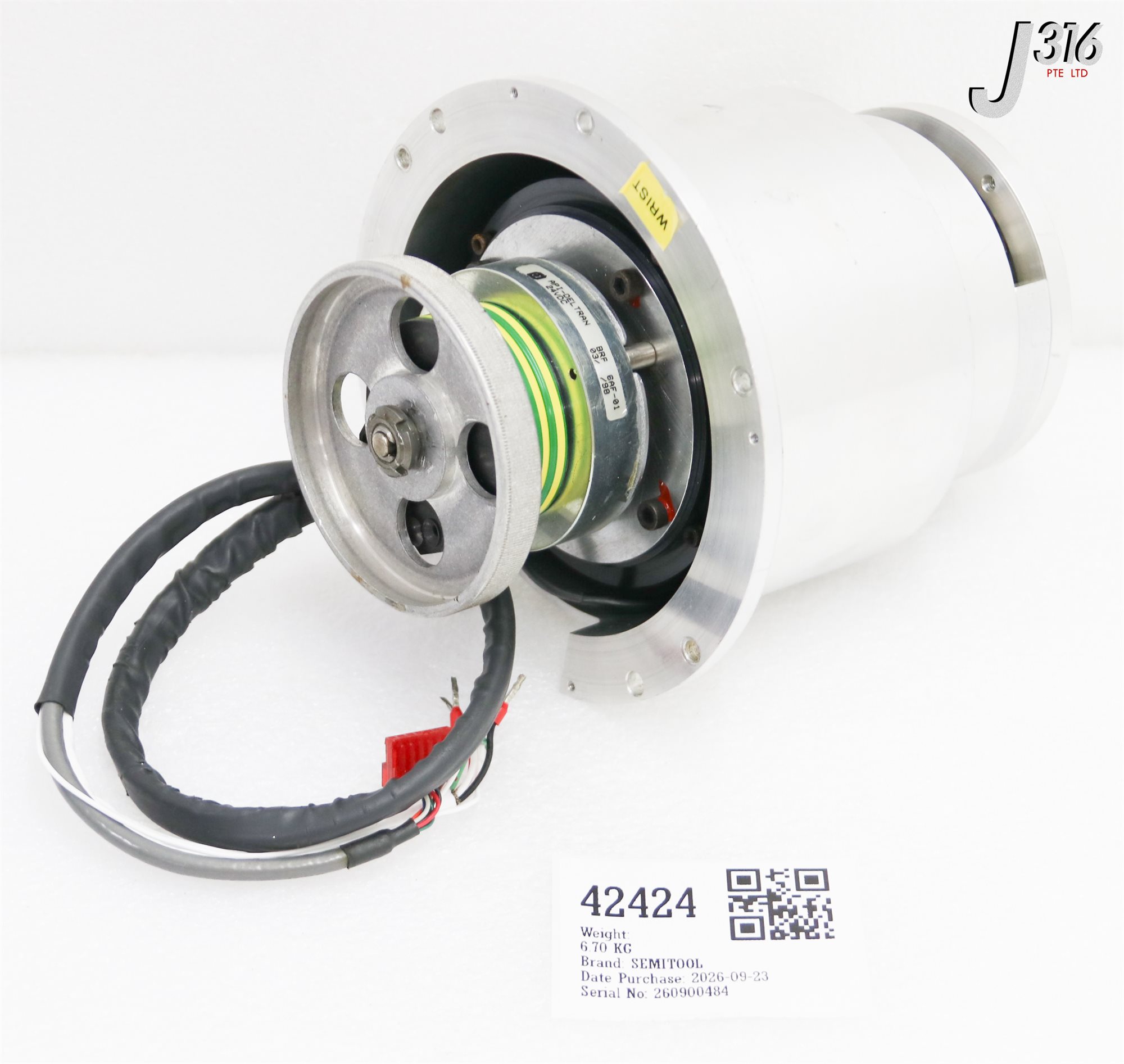 42424 SEMITOOL MAGNUM ROBOT MOTOR ASSY W/ API-DELTRAN  BRF-6AF-01 000M3360-501