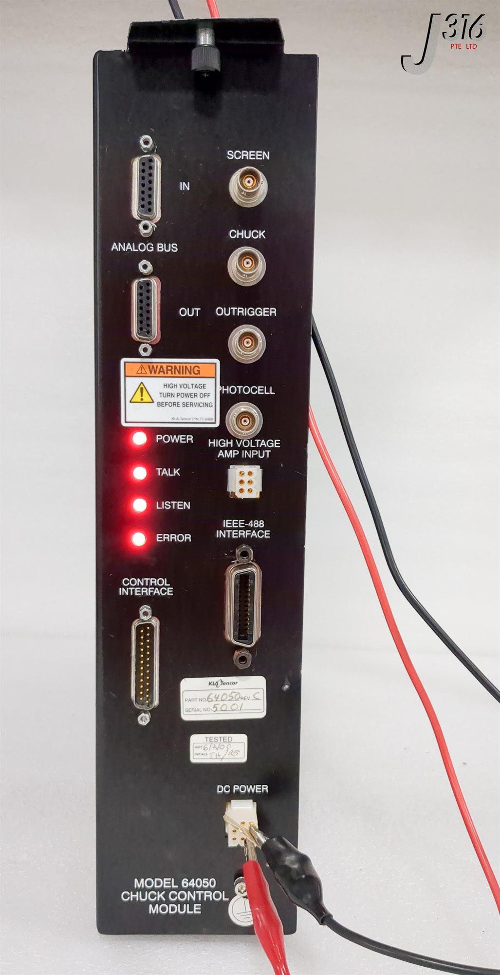 42459 KLA / TENCOR MODEL 64050 CHUCK CONTROL MODULE, 64050-102-04C KEITHLEY 64050