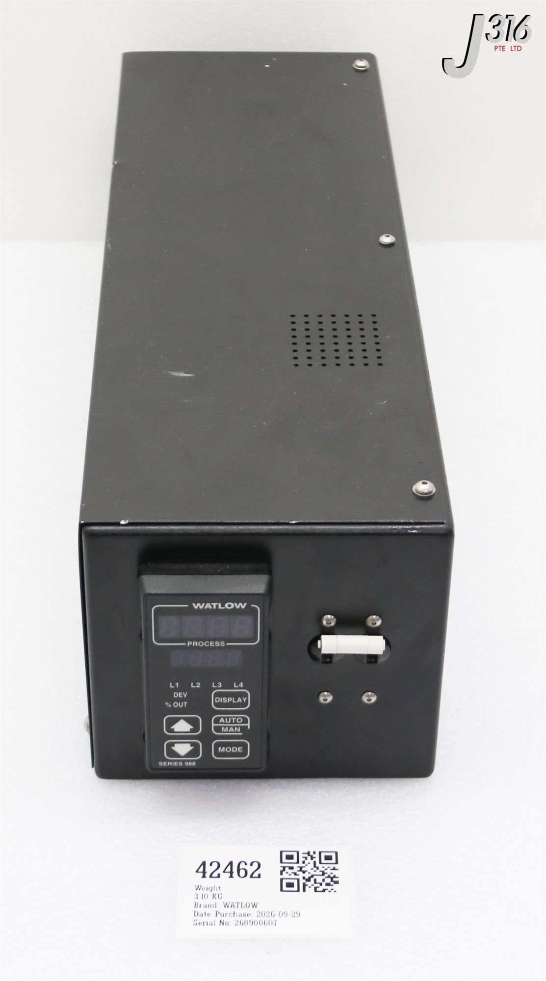 42462 WATLOW WATLOW TEMPERATURE CONTROLLER MODULE BOX, SERIES 988 988A-10CA-ARRG
