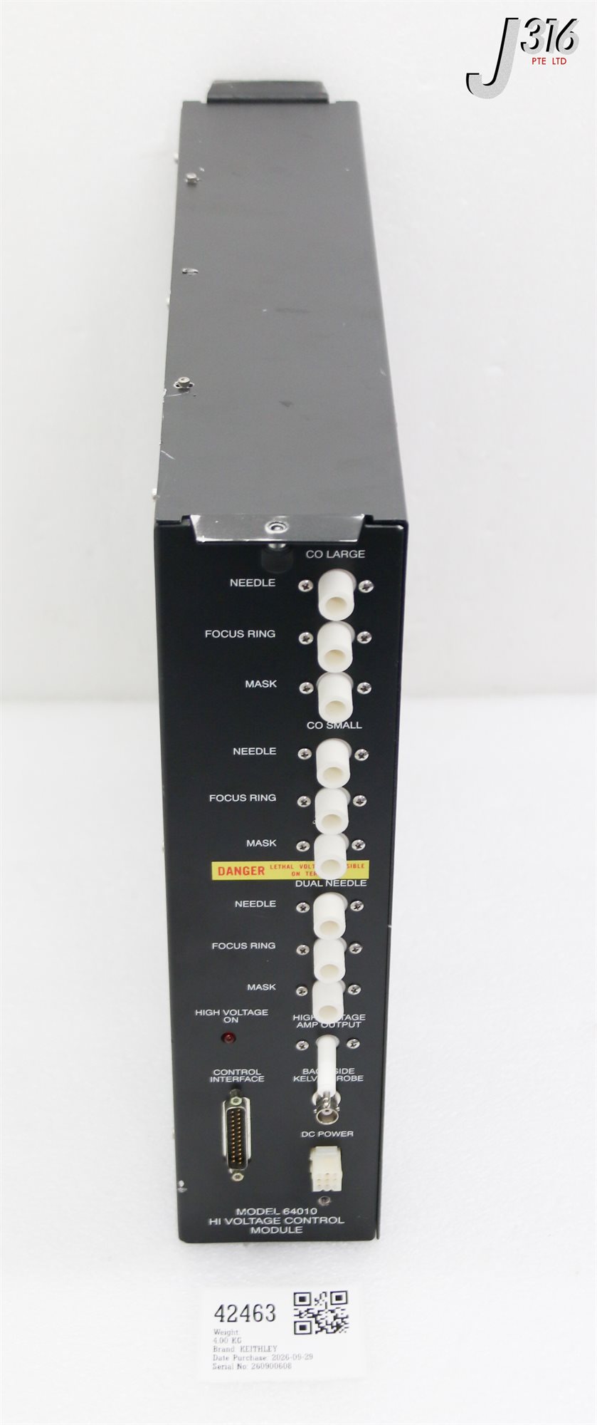 42463 KEITHLEY MODEL 64010, HI VOLTAGE CONTROL MODULE 64010-102-04C