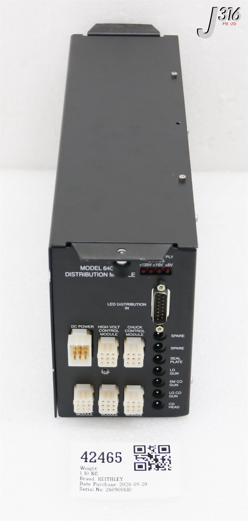 42465 KEITHLEY MODEL 64060, DISTRIBUTION MODULE 64060-102-02C