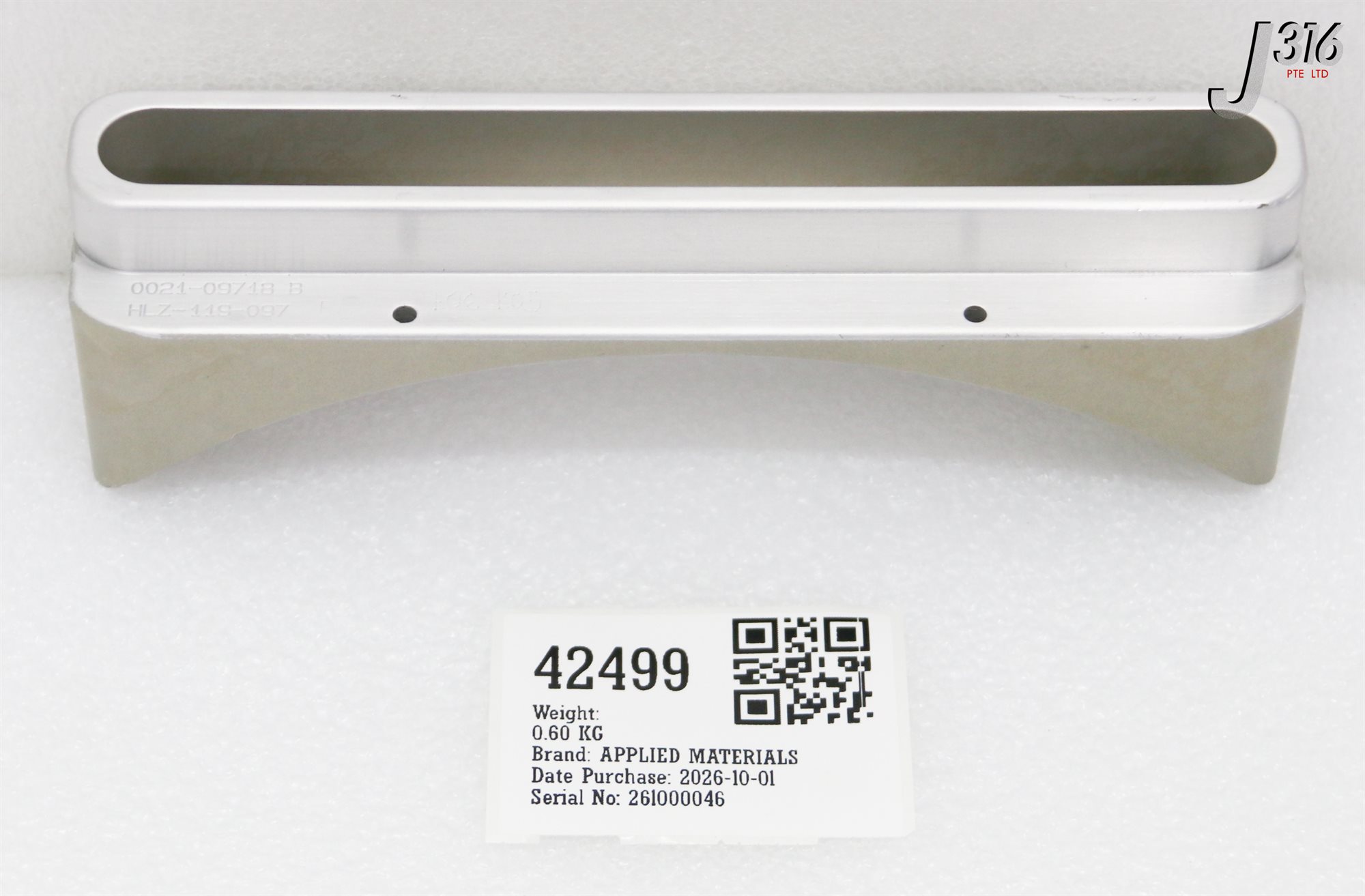 42499 APPLIED MATERIALS SLIT VALVE LINER 0021-09718
