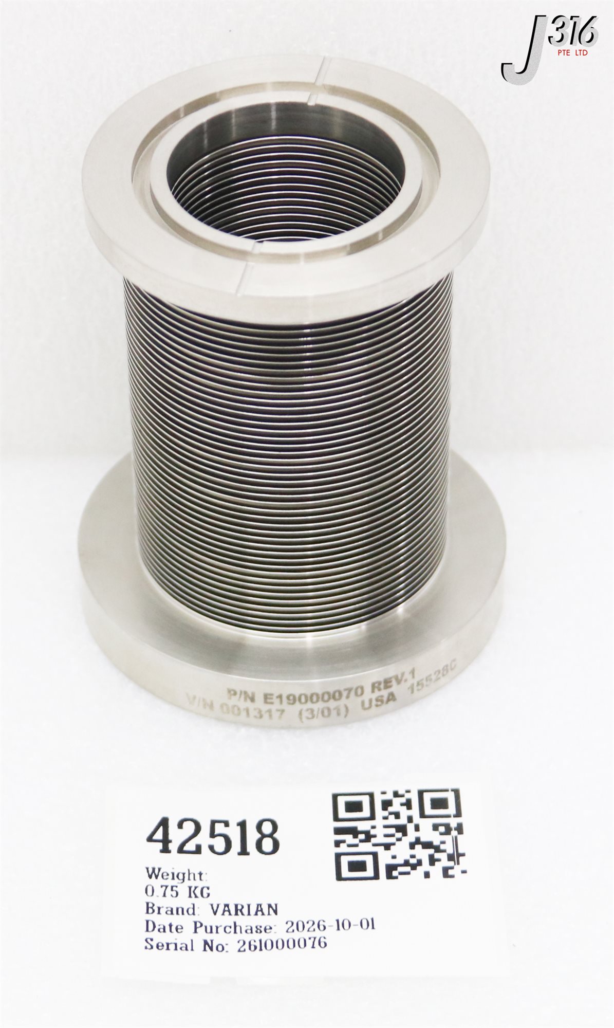 42518 VARIAN BELLOW ASSY E19000070