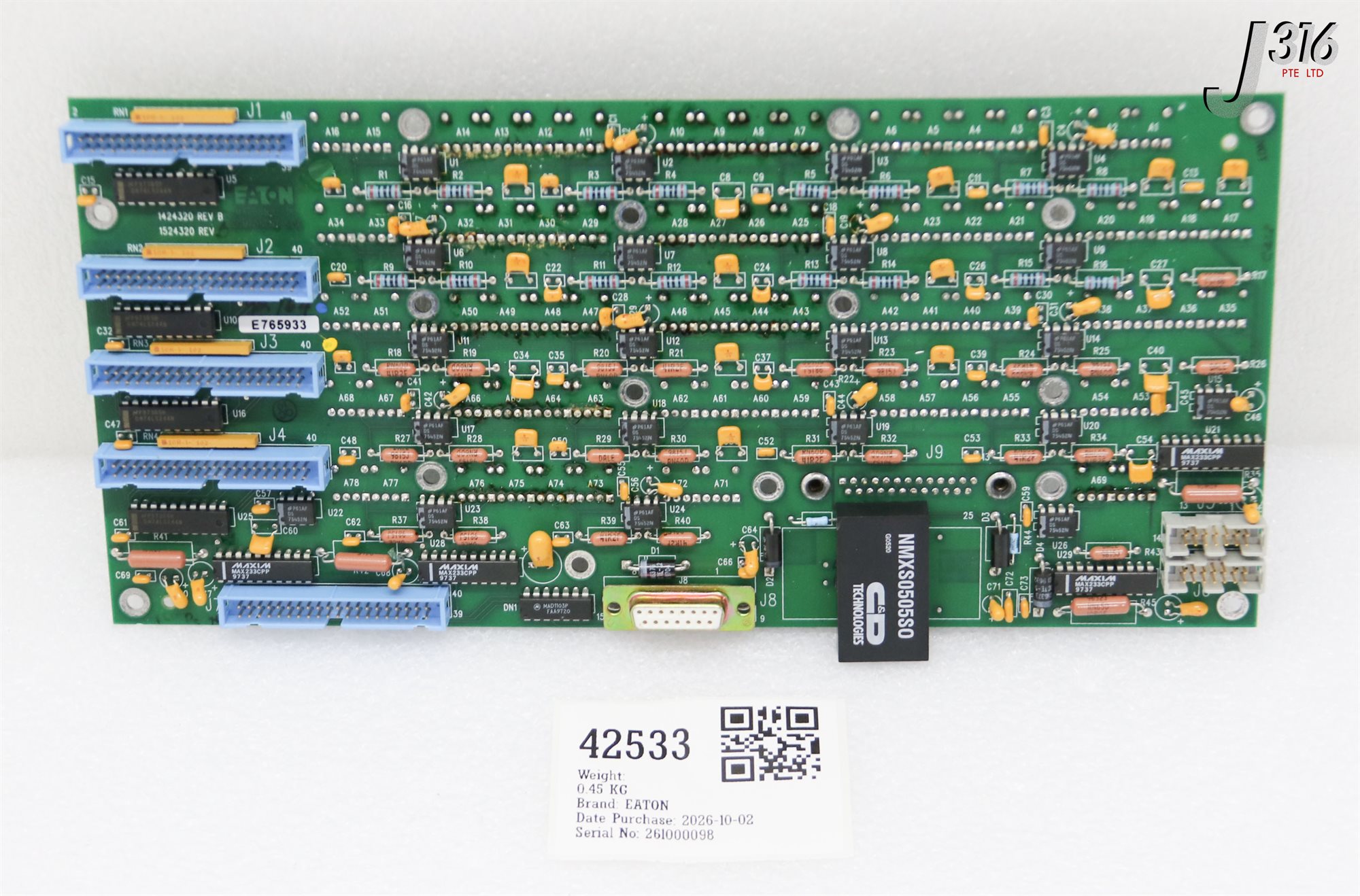 42533 EATON PCB, ASSY ENHANCED CELL REAR PANEL F/O 1424320