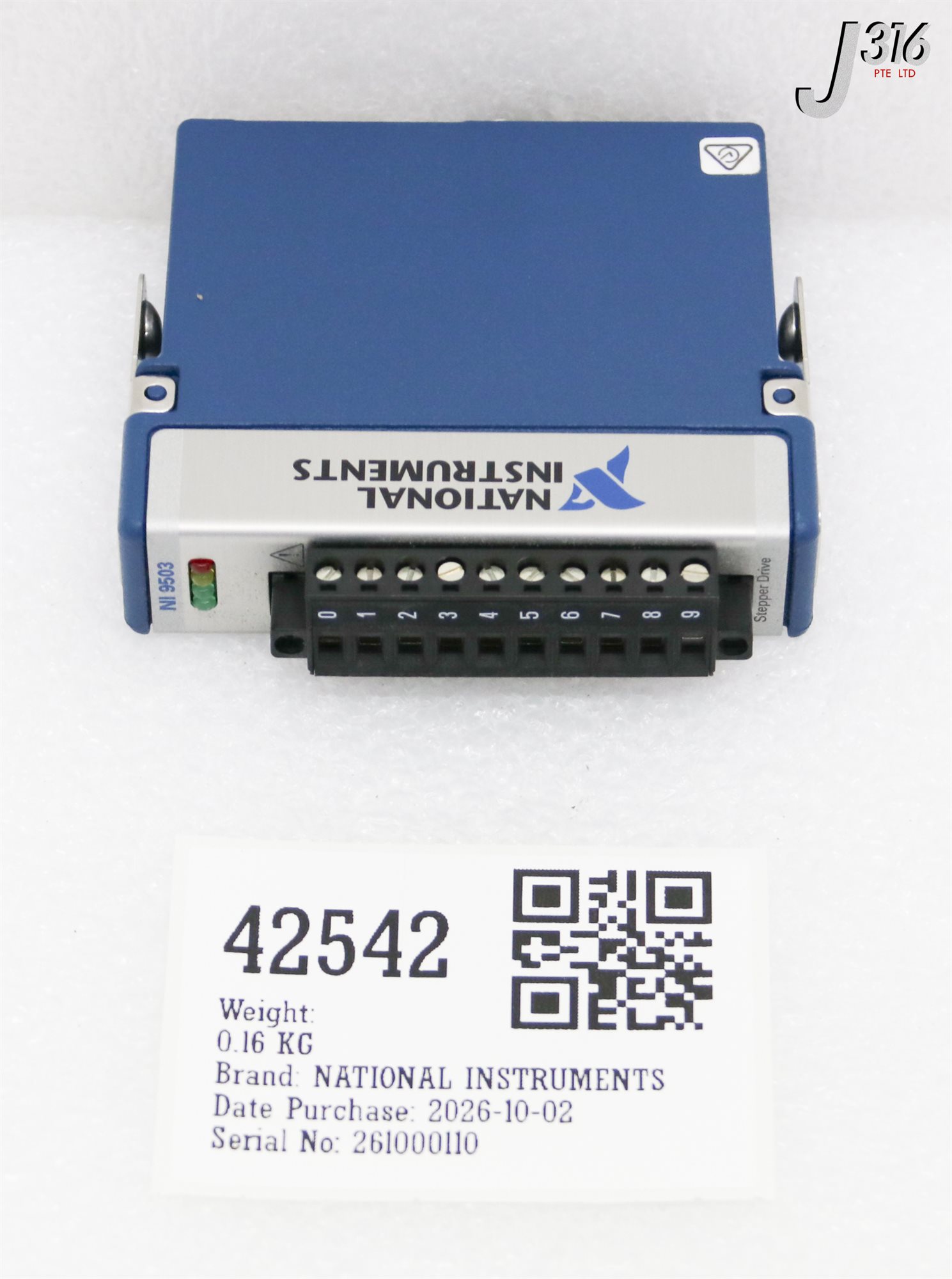 42542 NATIONAL INSTRUMENTS NI 9503, STEPPER DRIVE 156034A-01L