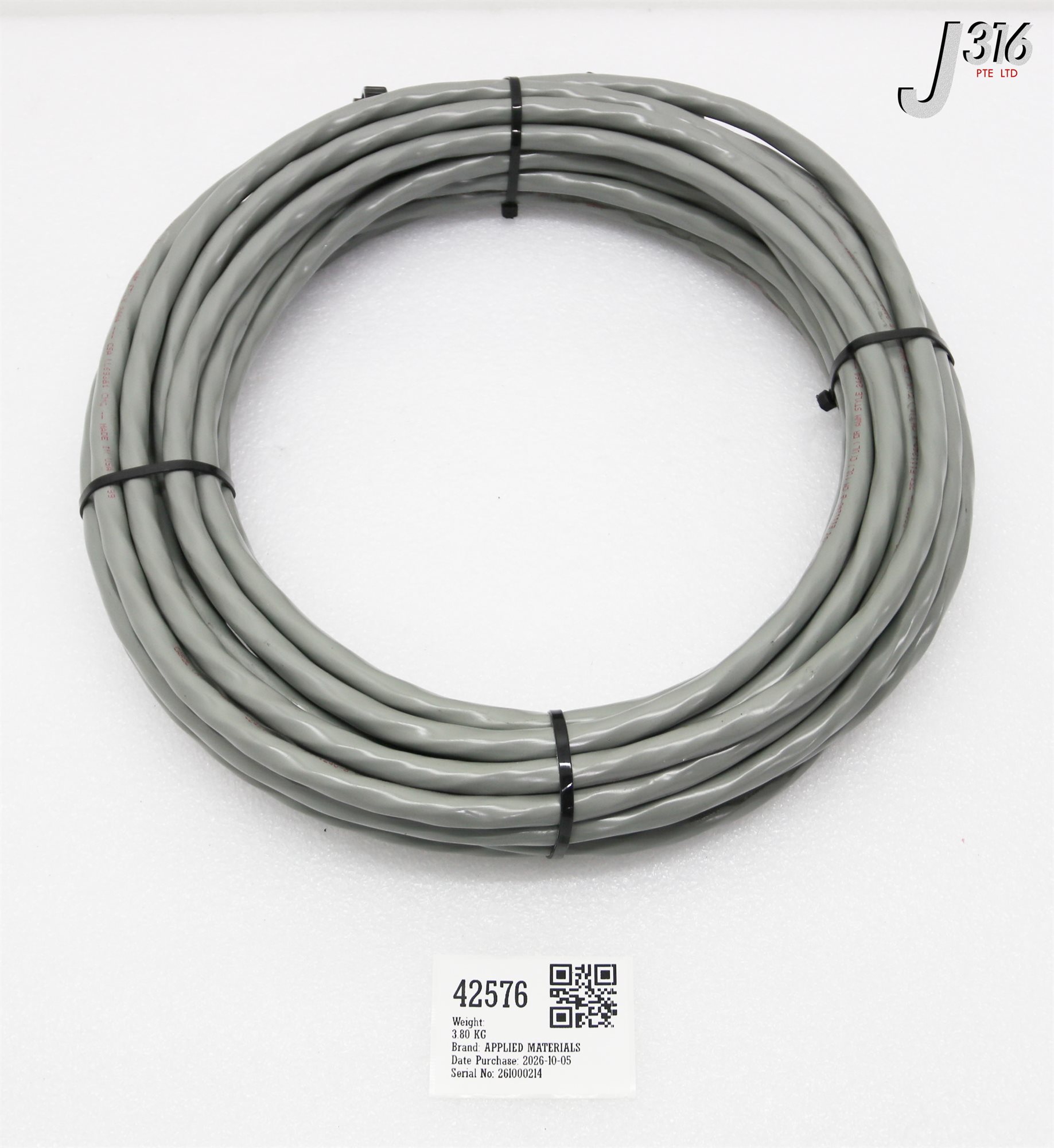 42576 APPLIED MATERIALS CABLE ASSY, RF GEN DC PWR INTCNT, 50FT 0150-76850