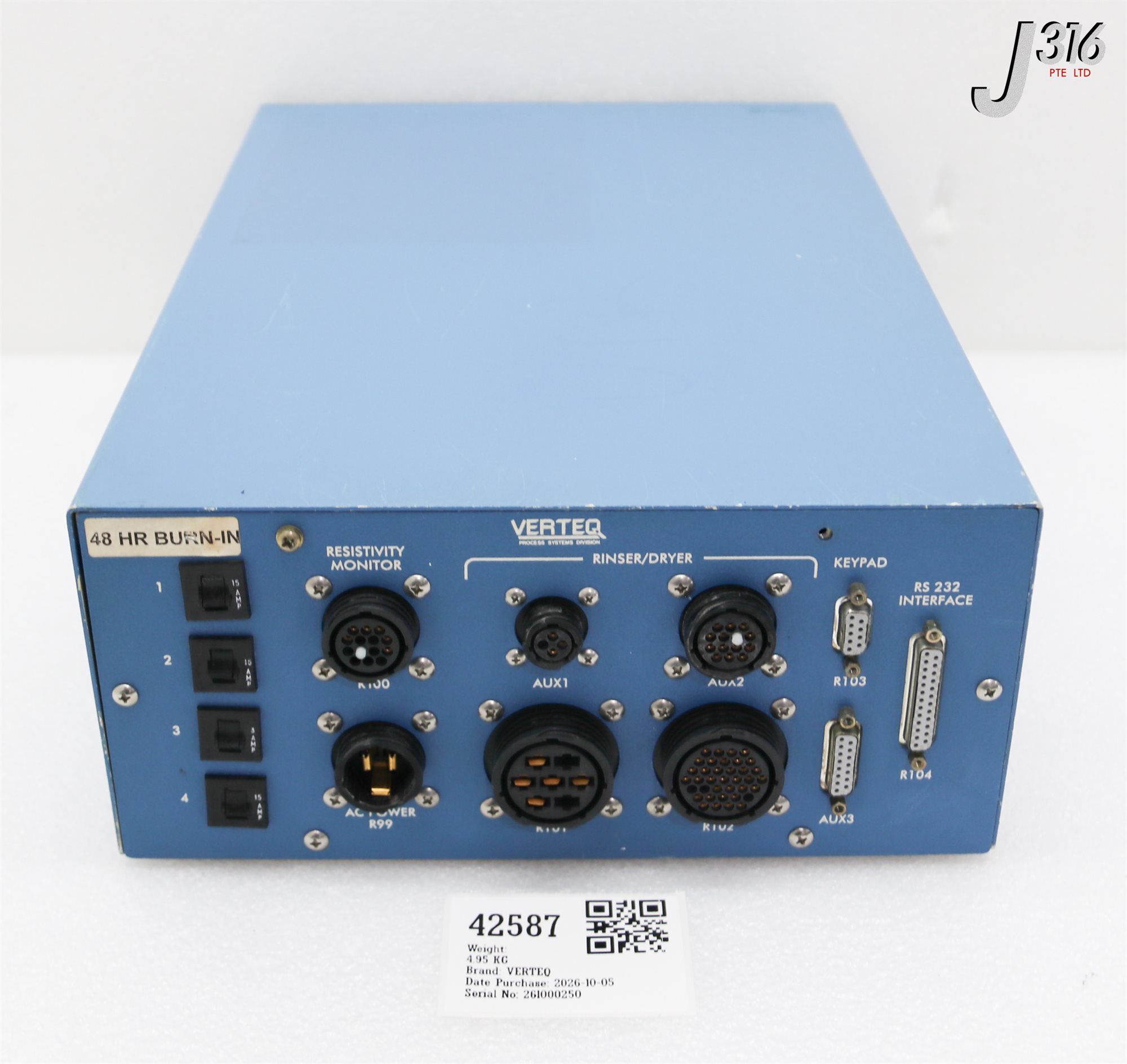 42587 VERTEQ R/D CONTROLLER, VERTEQ 1800-6AR 1075227-708