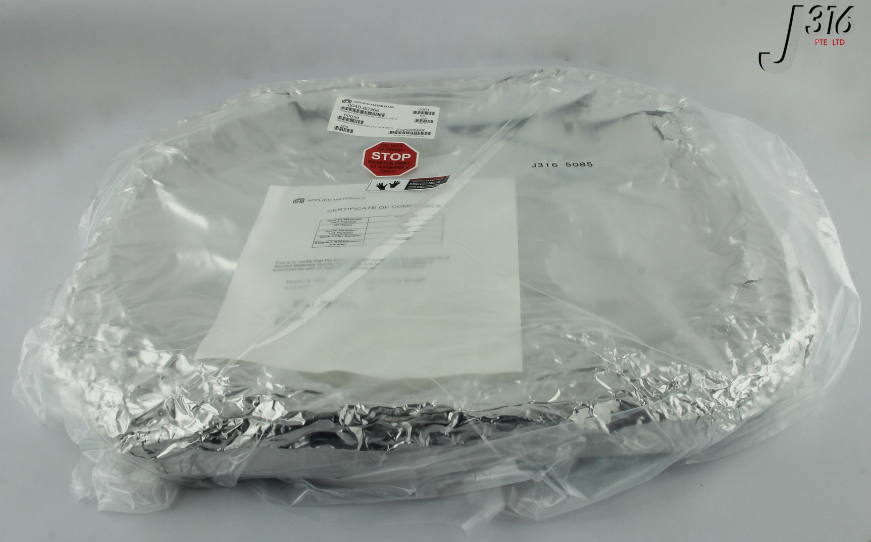 5085 APPLIED MATERIALS RPG P5 300MM HI-COND SHORT LIFTABLE PVD ADAPTER 0040-80366