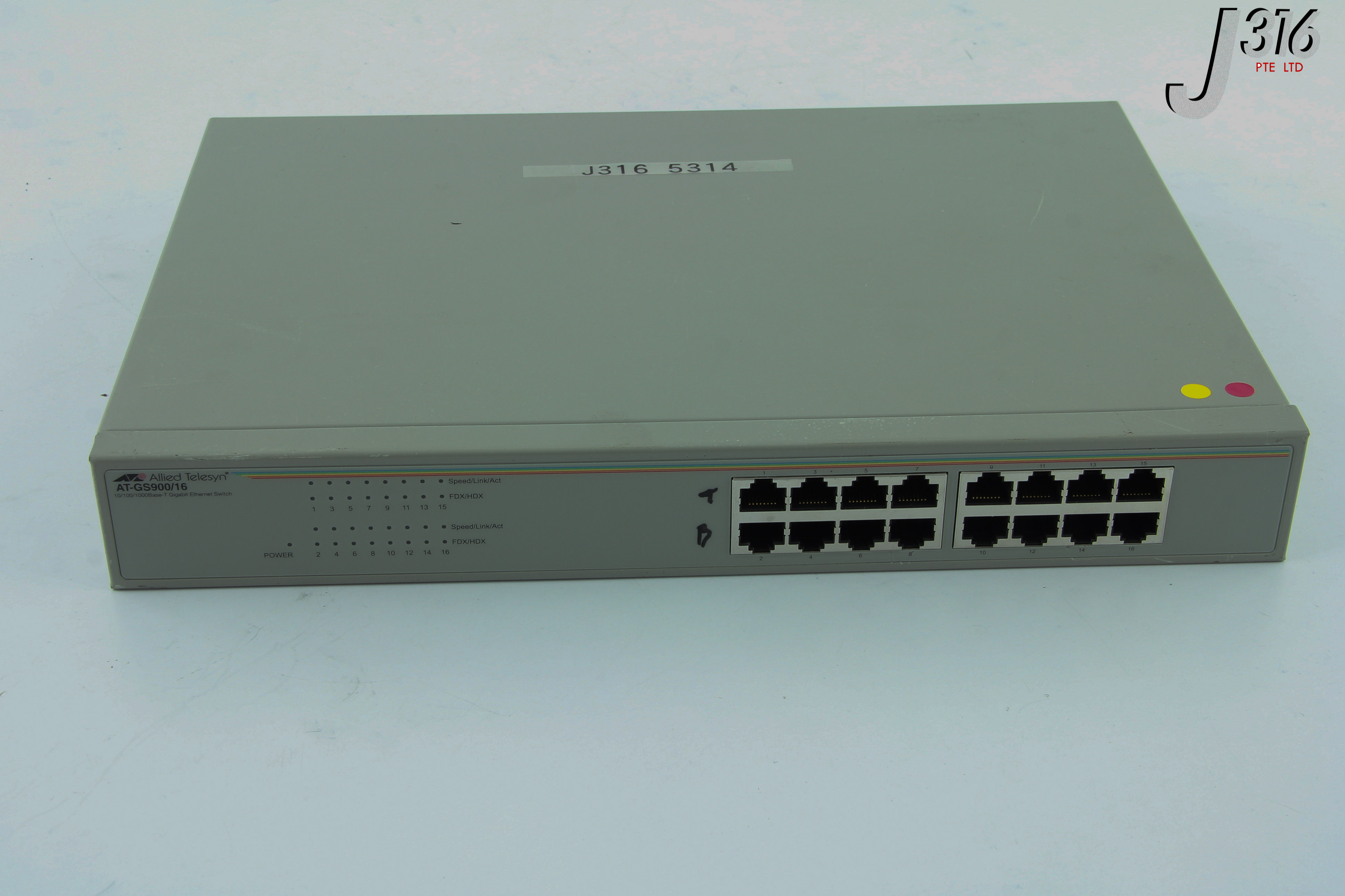 5314 ALLIED TELESYN 16 PORT GIGABIT ETHERNET SWITCH AT-GS900/16