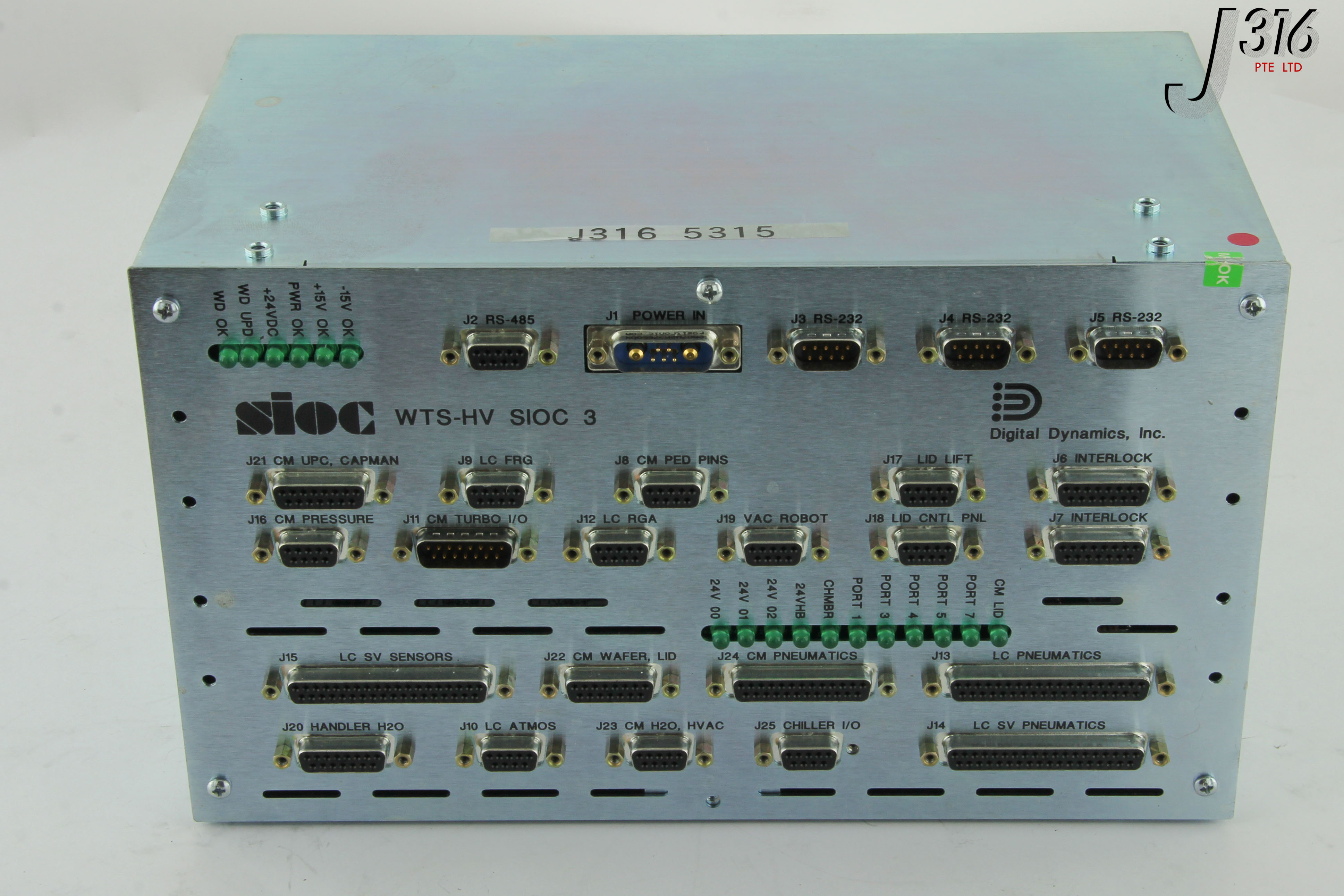 5315 NOVELLUS SESIOC WTS-HV IXT 3 CONTROLLER 02-256044-00