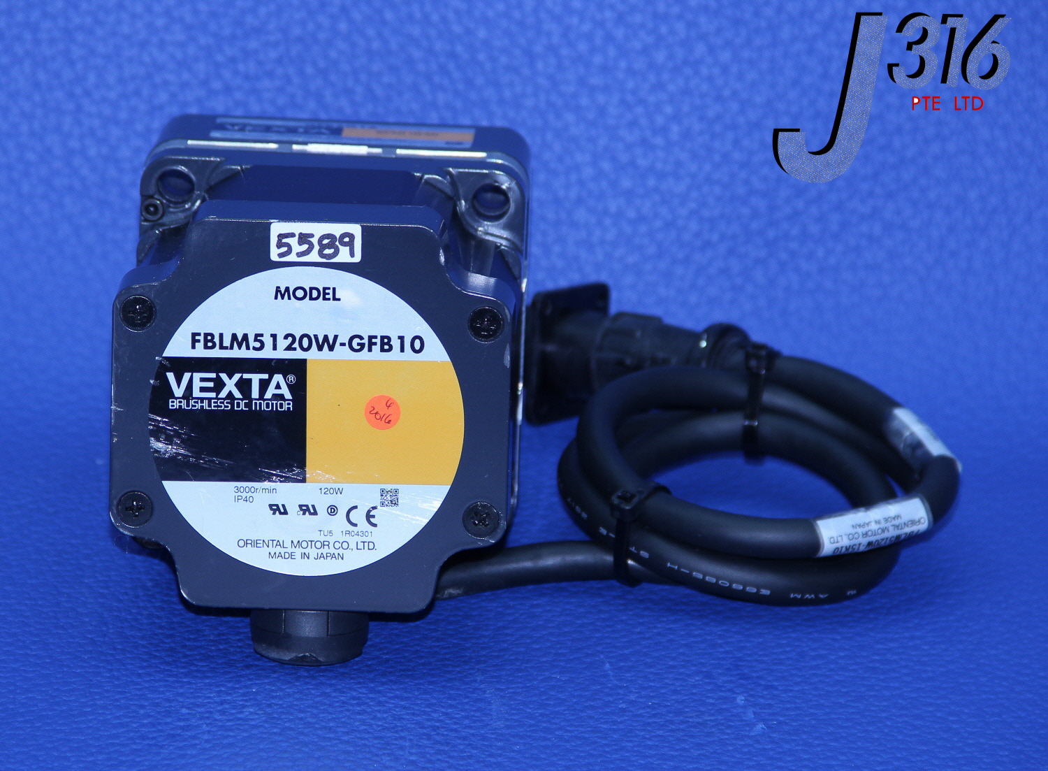 5589 VEXTA BRUSHLESS DC MOTOR WITH GEAR HEAD GFB5G15 FBLM5120W-GFB10