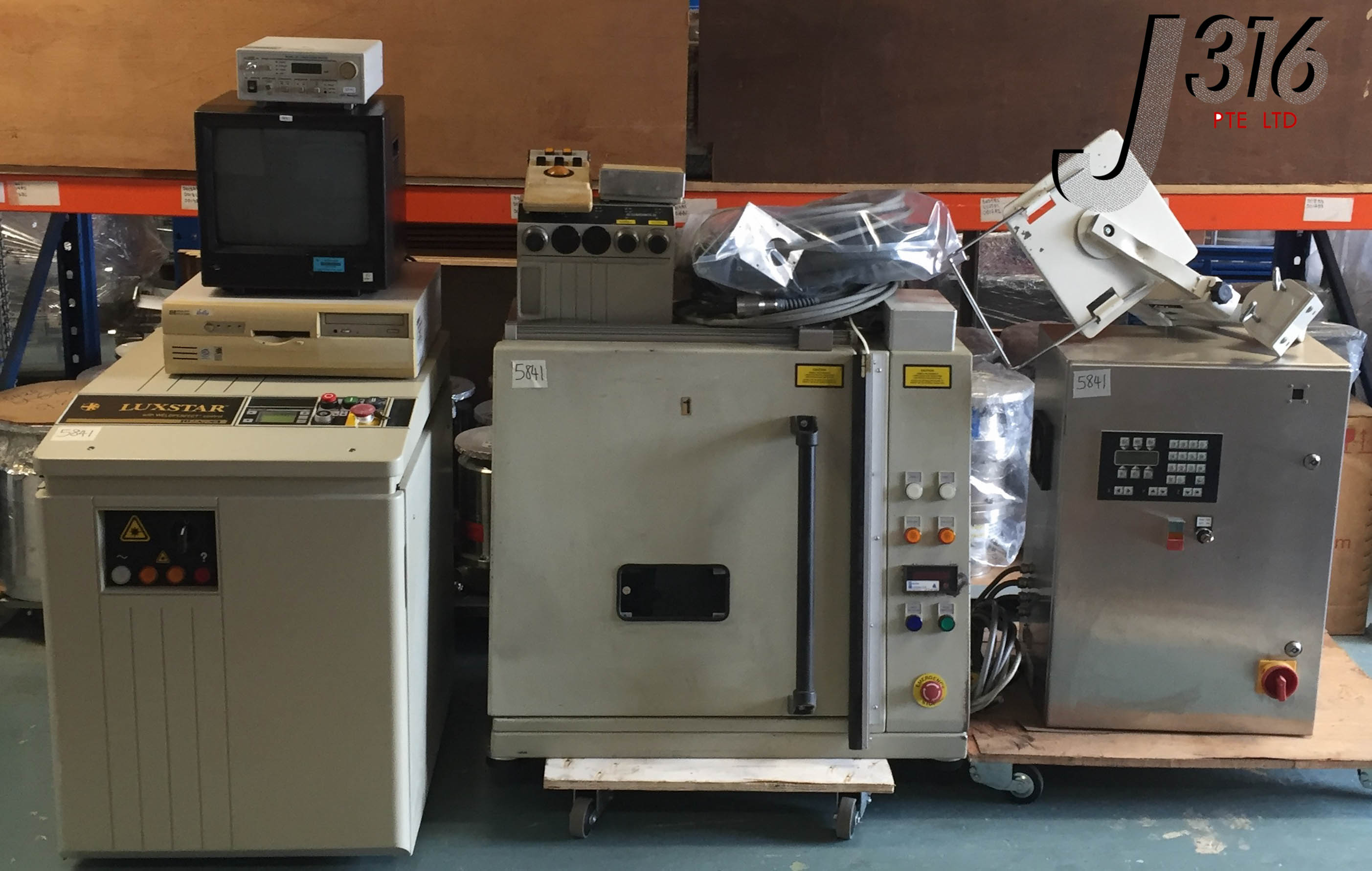 5841 LUMONICS LUXSTAR WELDING LASER W/ ACCESSORIES LX-30