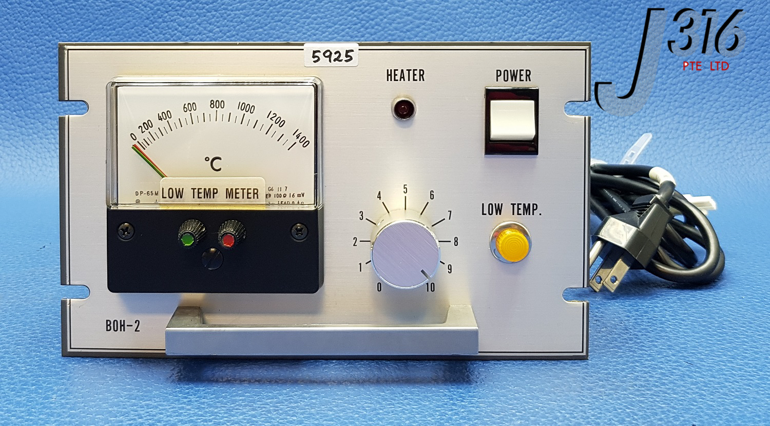 5925 TOKYO ELECTRON TOHOKU BOH-2 TEMPERATURE CONTROLLER P/N : 1187-013619-13 BOH CTL