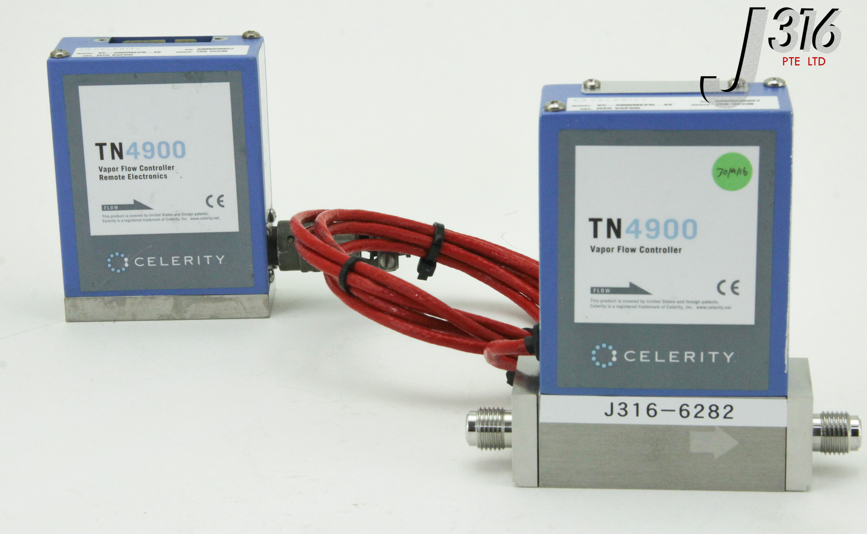 6282 CELERITY TN4900 VAPOR FLOW CONTROLLER (SET) VC-4900MEPR-4V