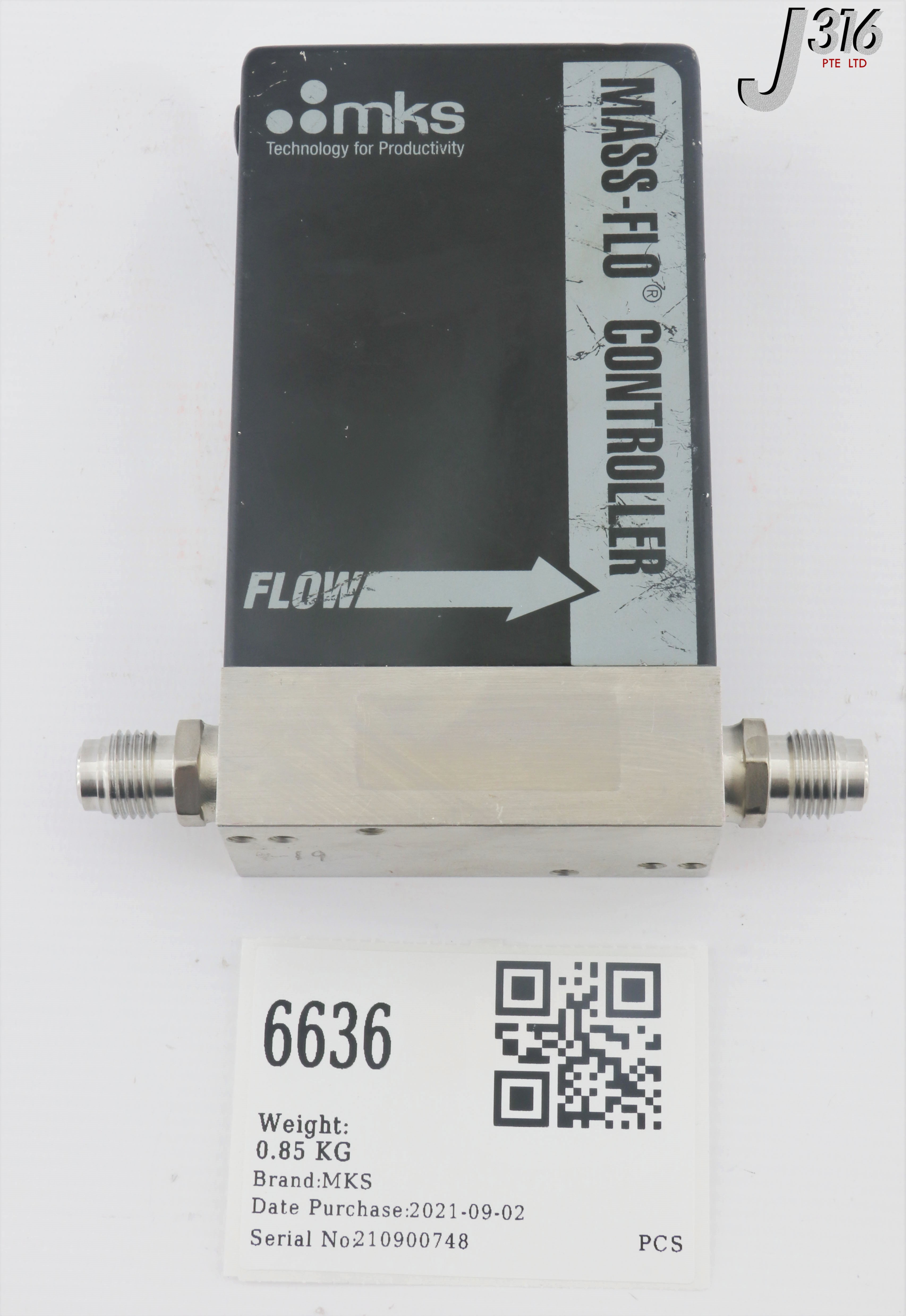 6636 MKS MFC, MASS-FLO CONTROLLER, 1479A13CR1BM-S 1479A13CR1BMBS