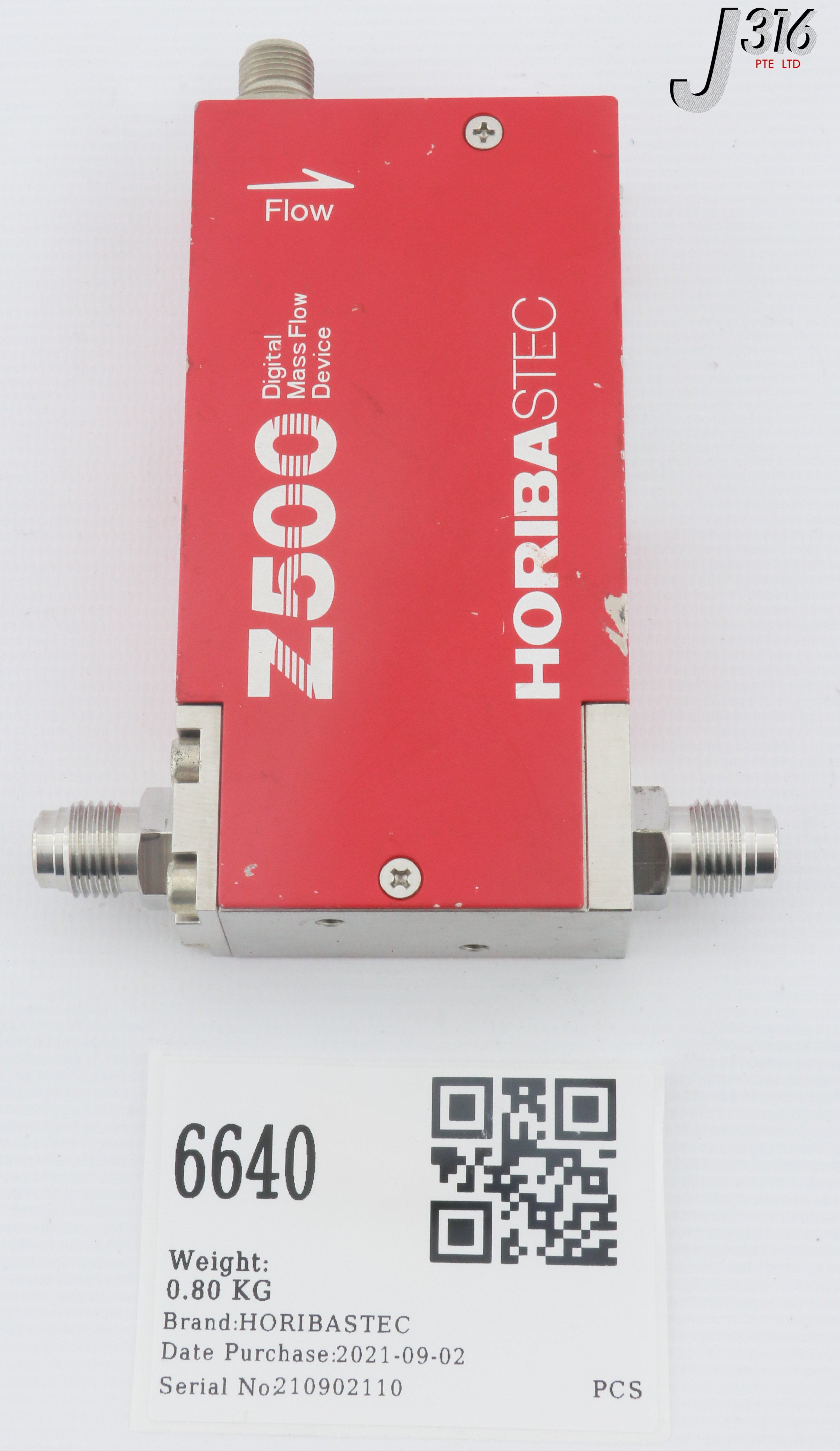 6640 HORIBASTEC Z500, DIGITAL MASSFLOW DEVICE SEC-Z524MGXN