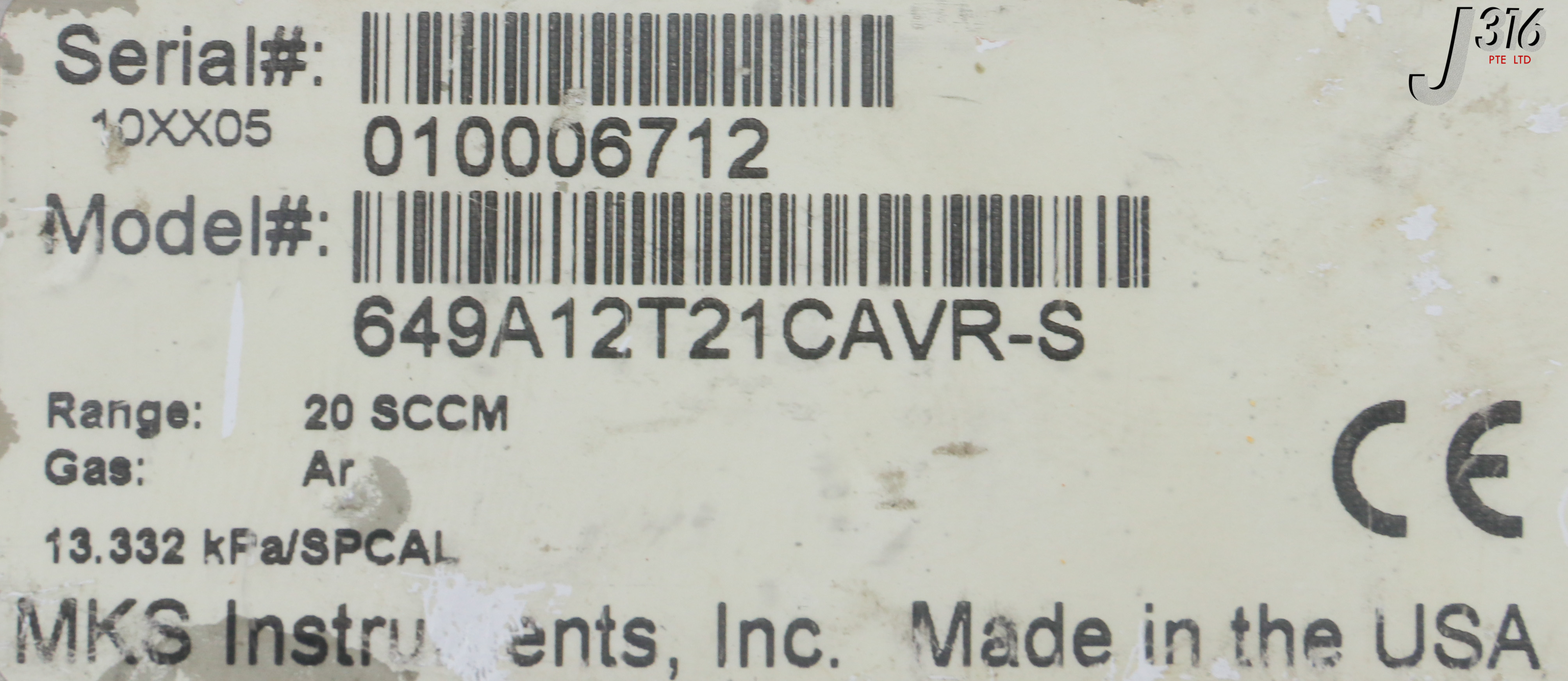 6654 MKS MFC, TYPE 649, PRESSURE CONTROLLER 649A12T21CAVR-S – J316Gallery
