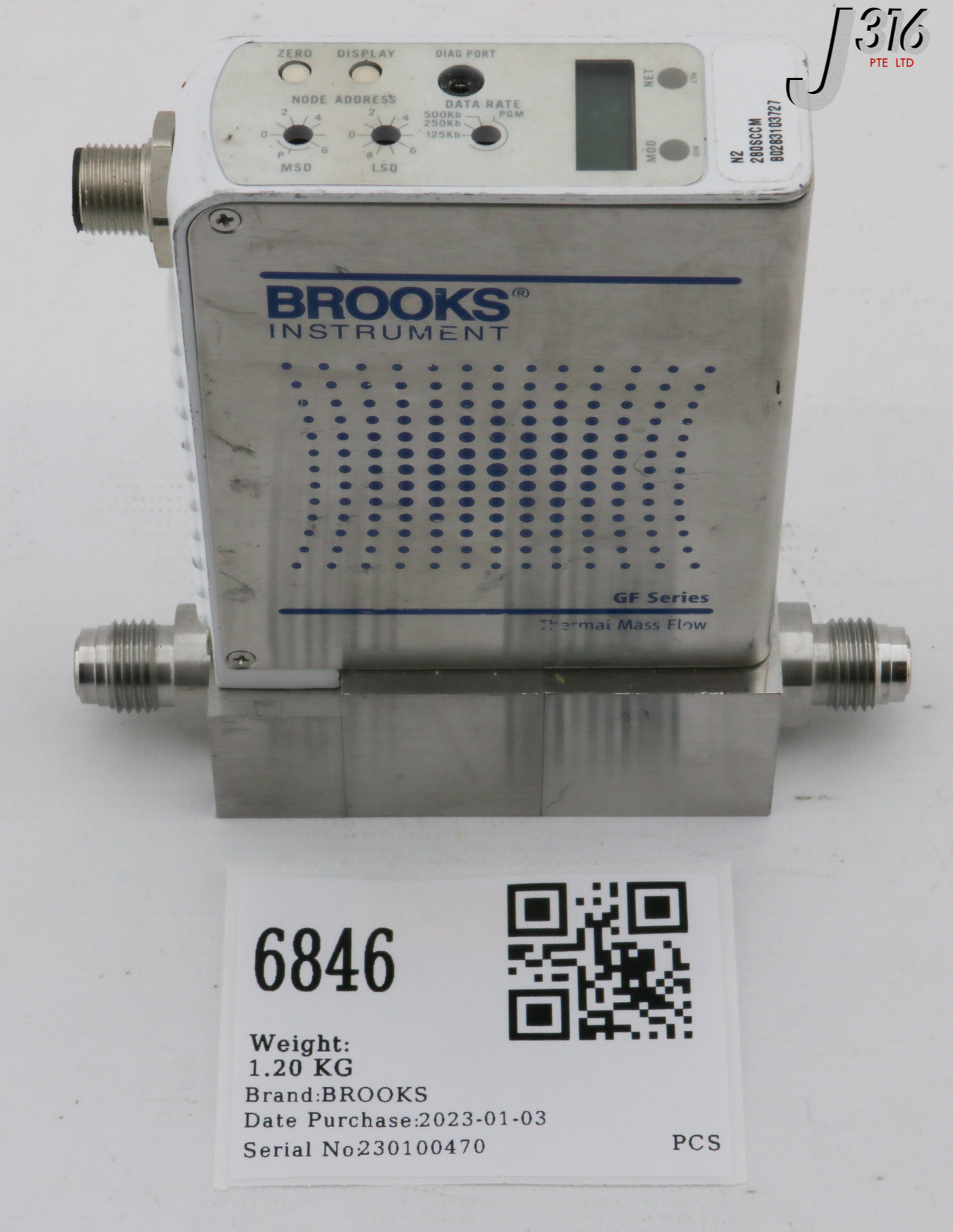 6846 BROOKS MFC, GF SERIES, GF100C-877642 GF100C