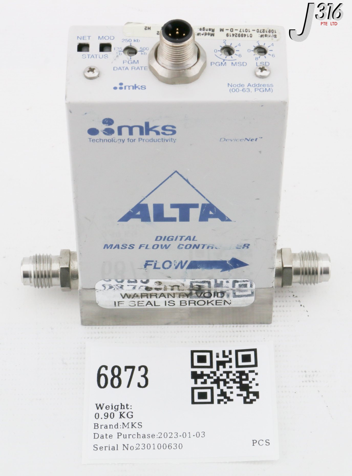 6873 MKS MFC, ALTA DIGITAL MFC 1480A-27122