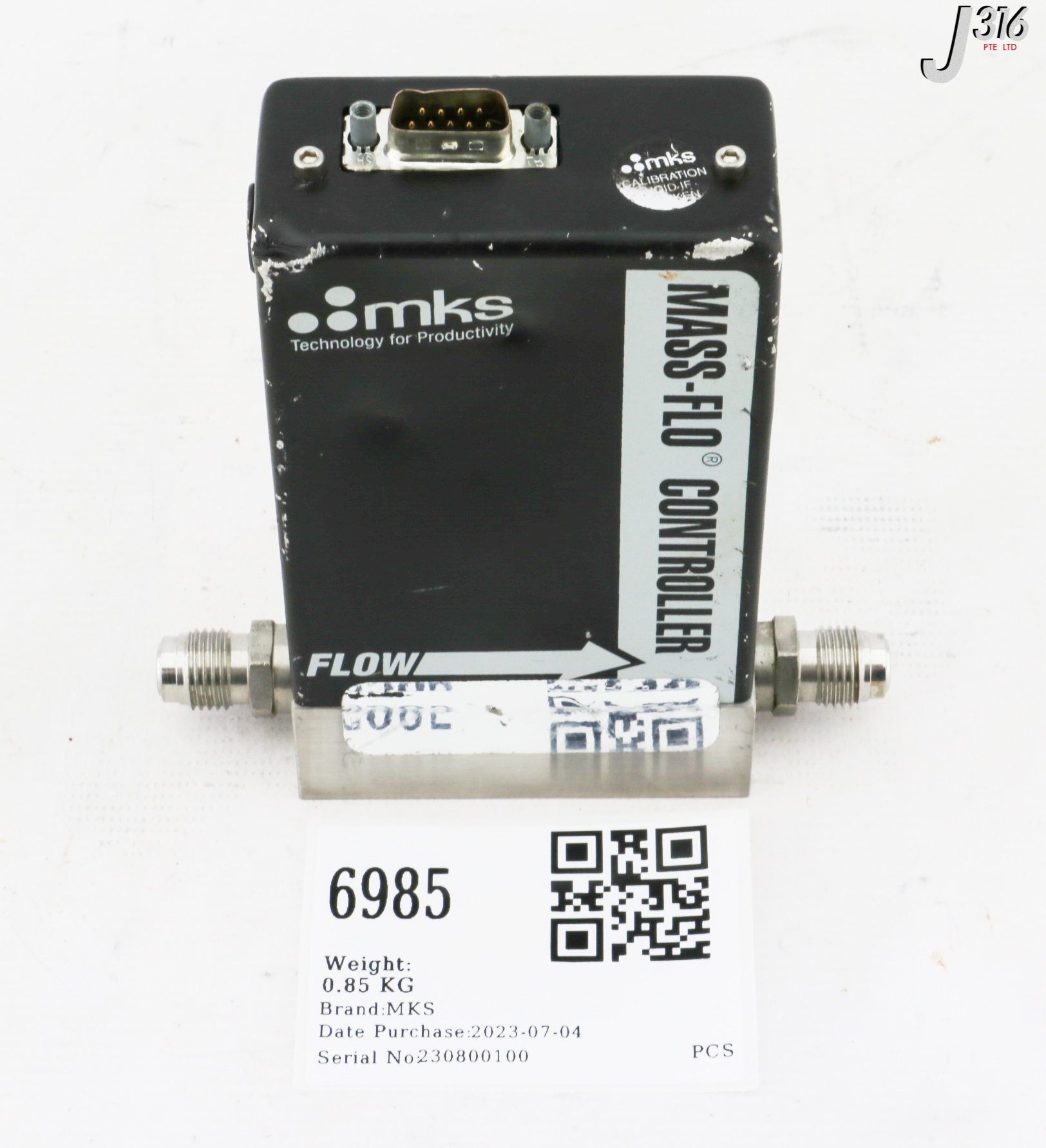 6985 MKS MFC, MASS-FLO CONTROLLER 1179AX24CR1AV