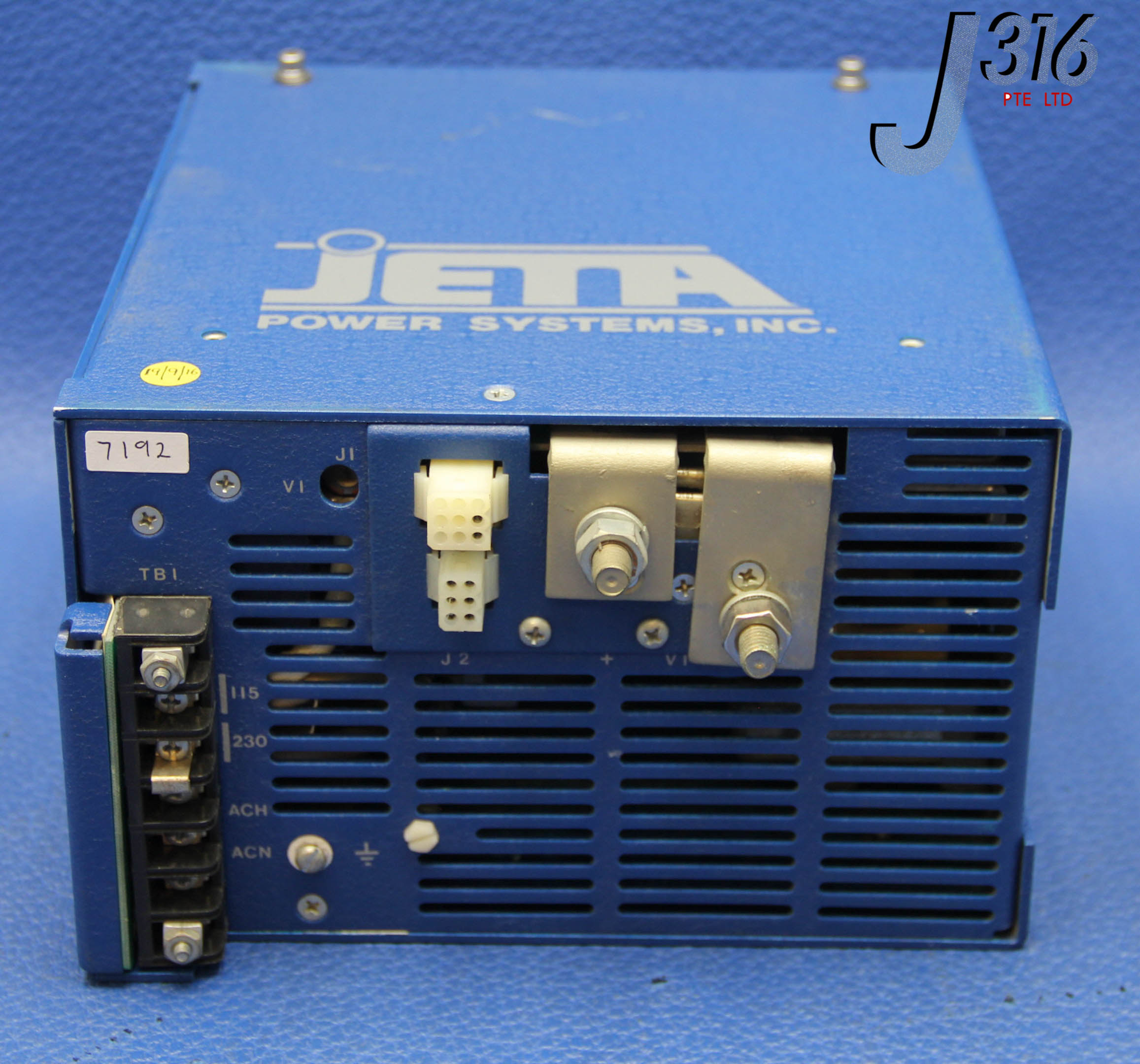 7192 JETA POWER SYSTEMS POWER SUPPLY, AC 115/230VAC, 8.9/4.7A A501-1ADE