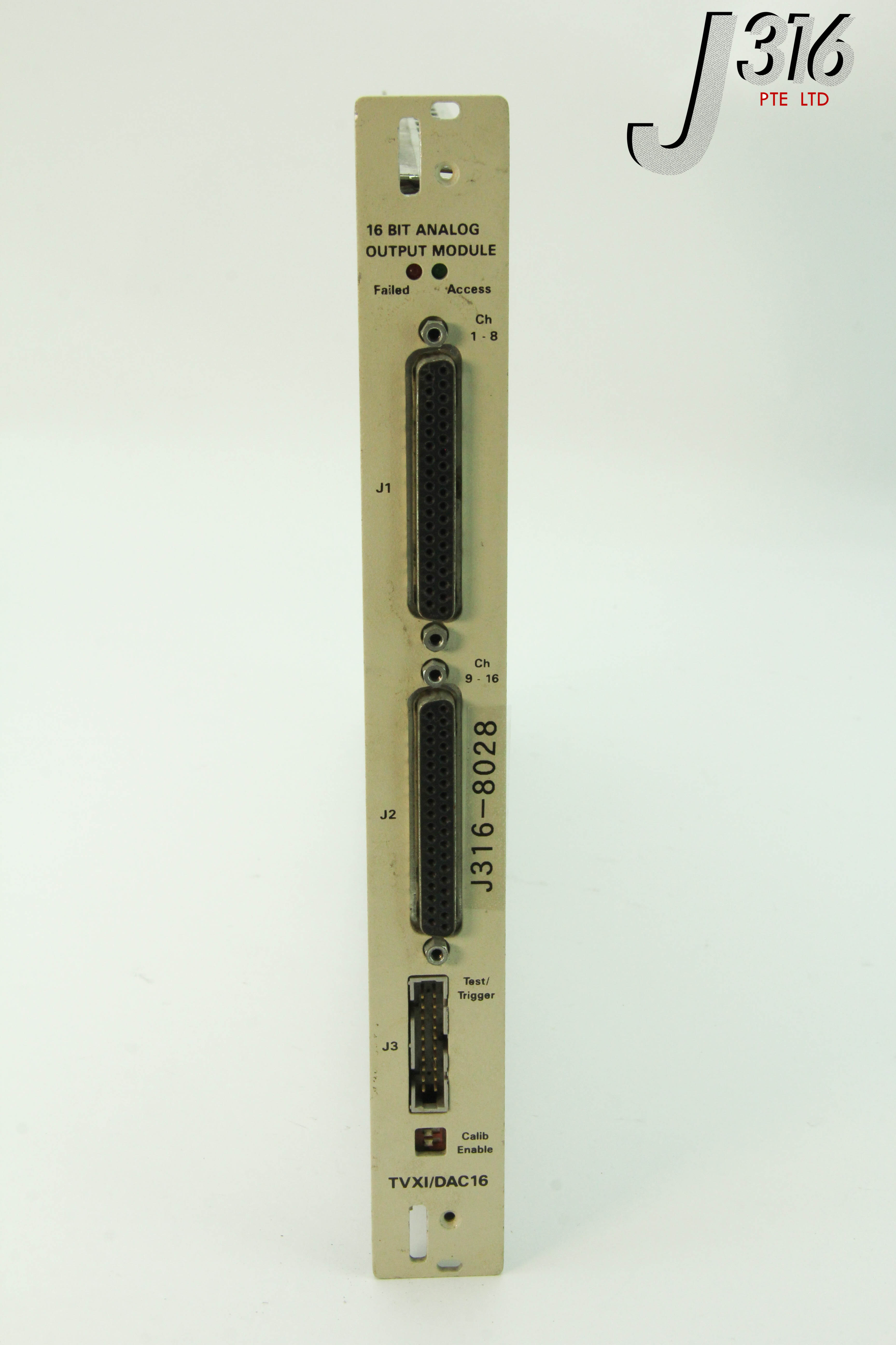8028 TASCO 16 BIT MULTI-CHANNEL ANALOG OUTPUT MODULE (AS03900001-04) TVXI/DAC16