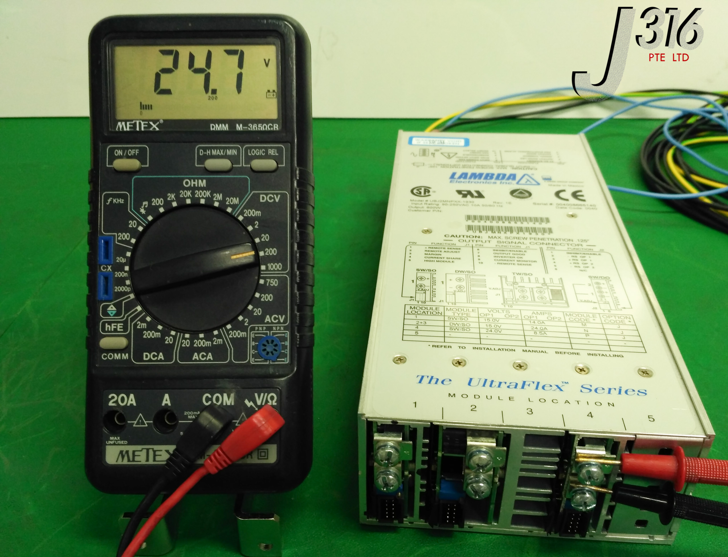 8408 LAMBDA POWER SUPPLY ULTRAFLEX 600 WATTS UFC6A04 UBJ2MNPXX-1930