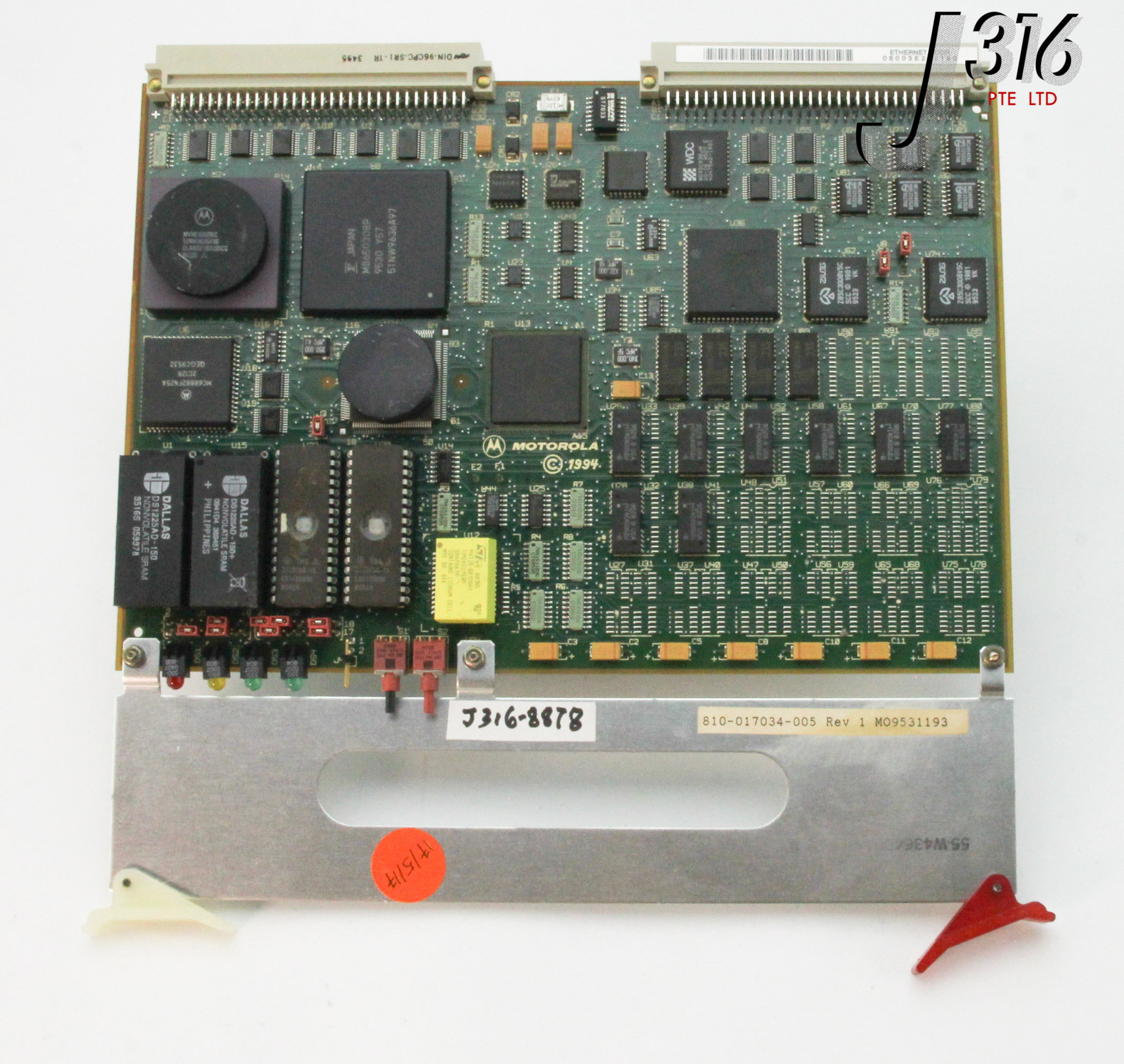 8878 MOTOROLA PCB,VME, PROCESSOR 810-017034-005
