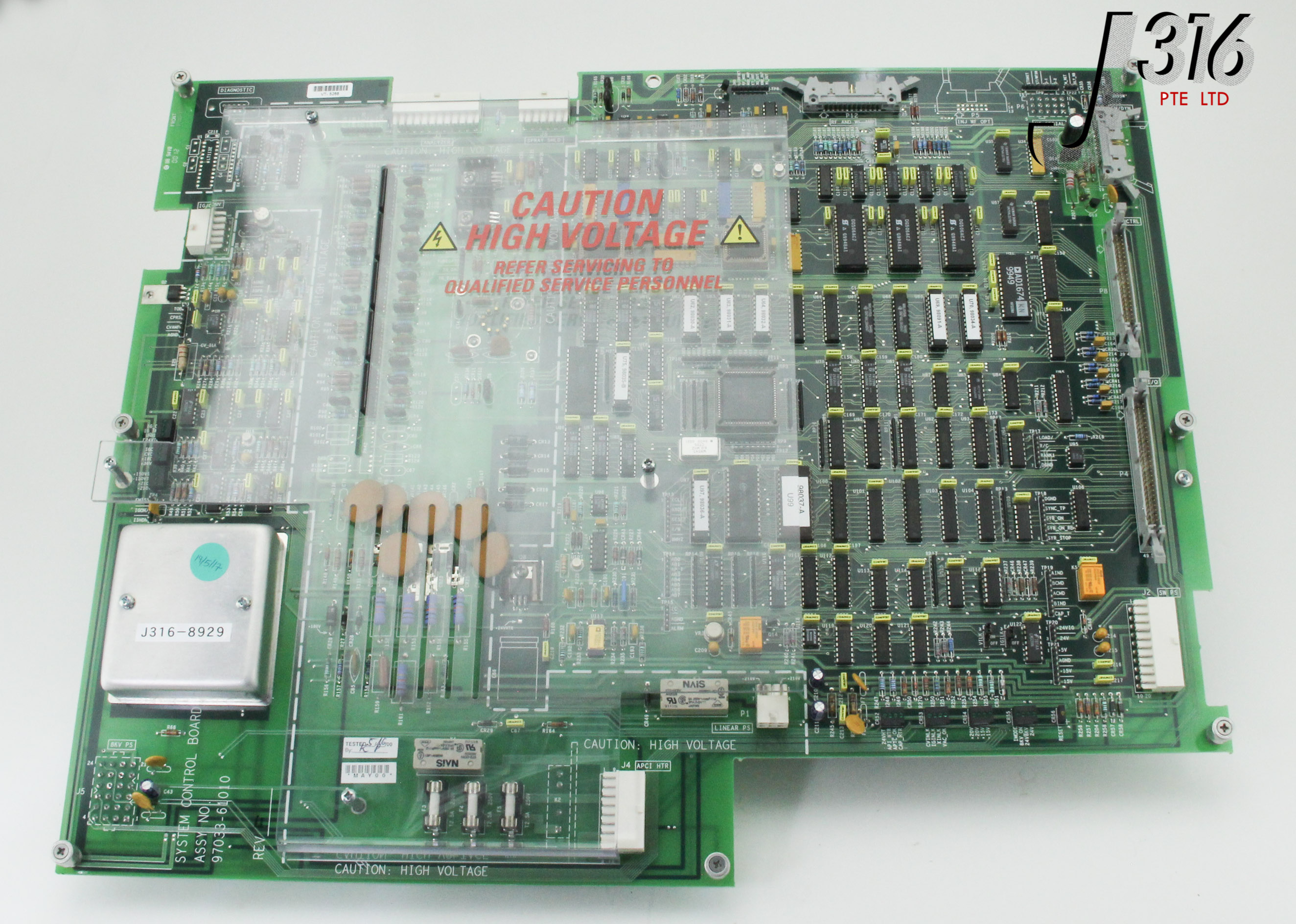 8929 THERMO SCIENTIFIC PCB TRIPLE QUAD MS MSD MAIN BOARD TOP 97033-61010