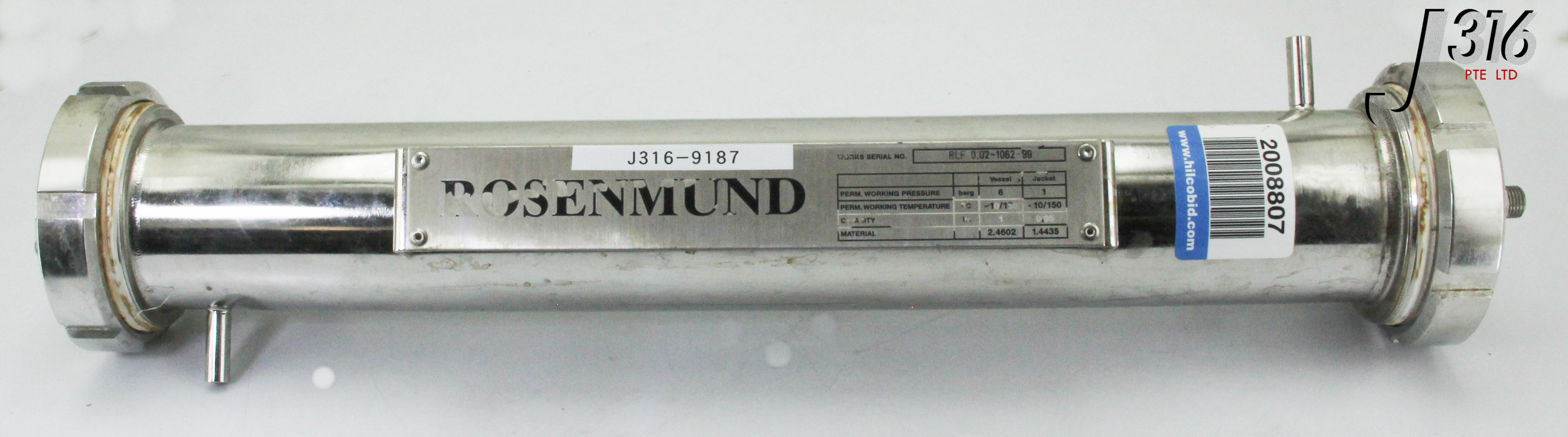 9187 ROSENMUND VACUUM FILTRATION SYSTEM RLF 0.02-1062-99