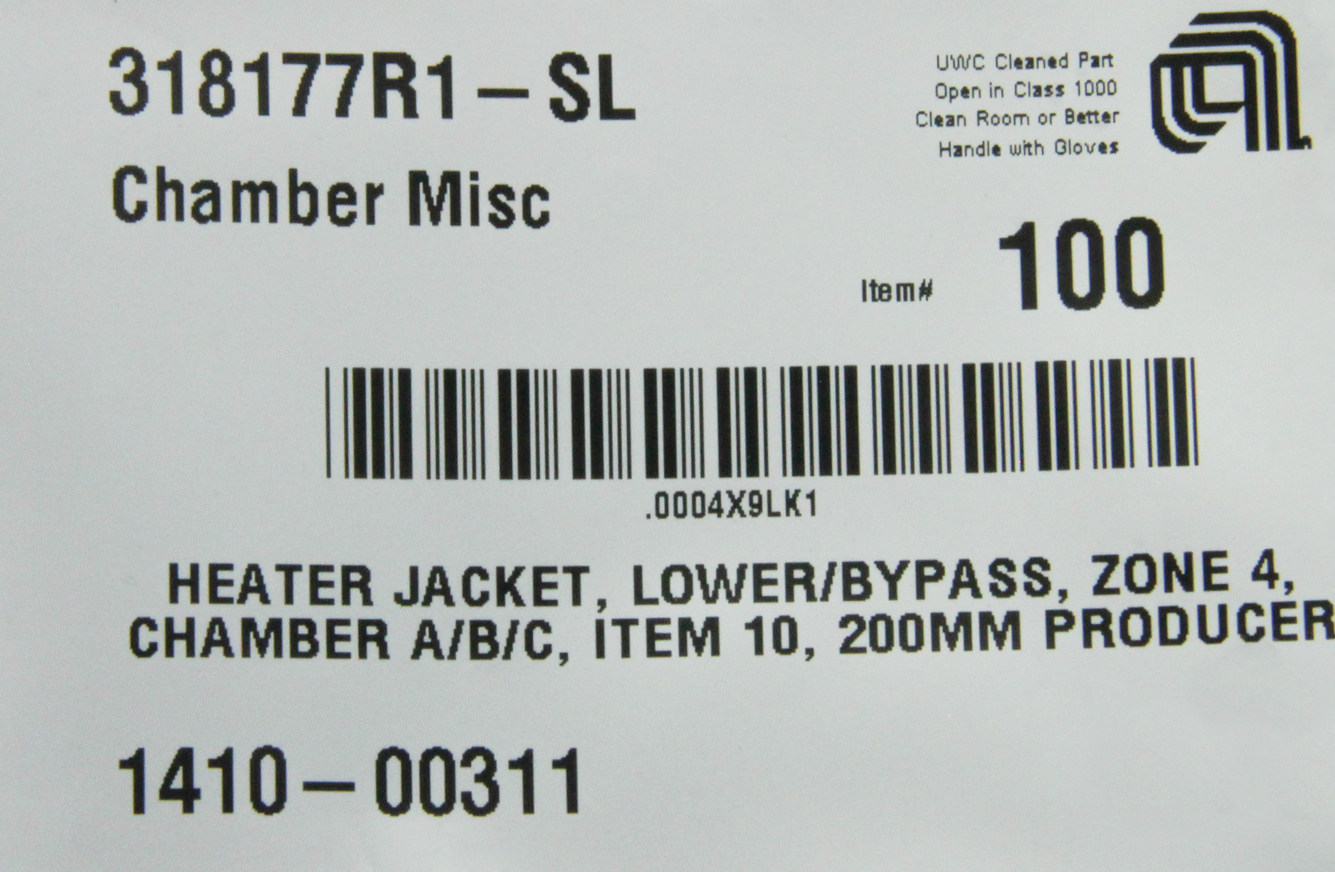 1410-00298 NEW ITEM 2 200MM PROD ZONE 3 Details about   10011 APPLIED MATERIALS HEATER JKT 