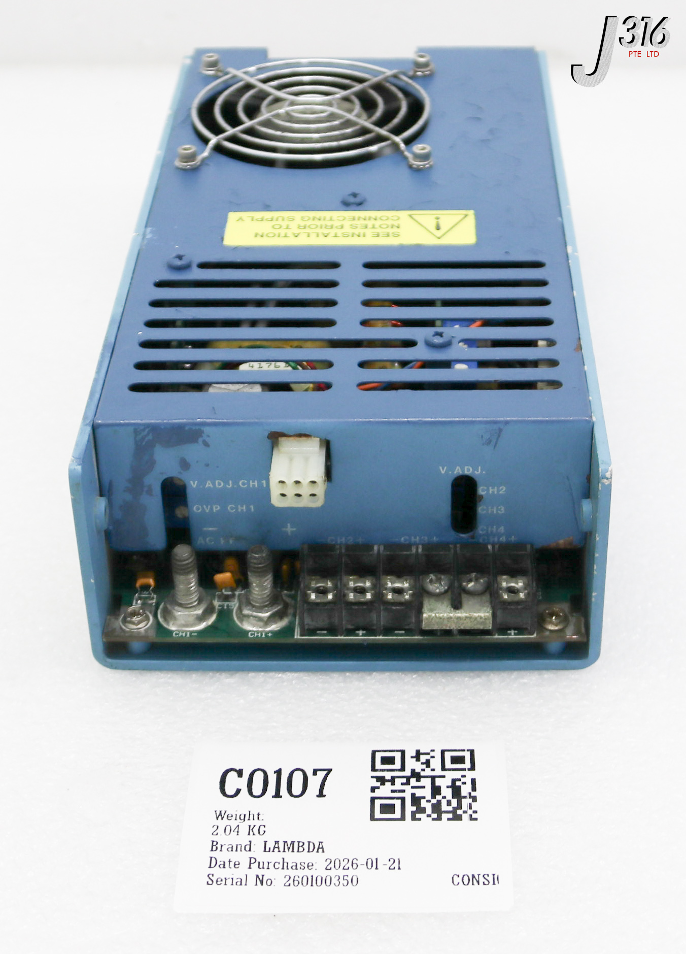 C0107 LAMBDA POWER SUPPLY (PARTS) 02010FM