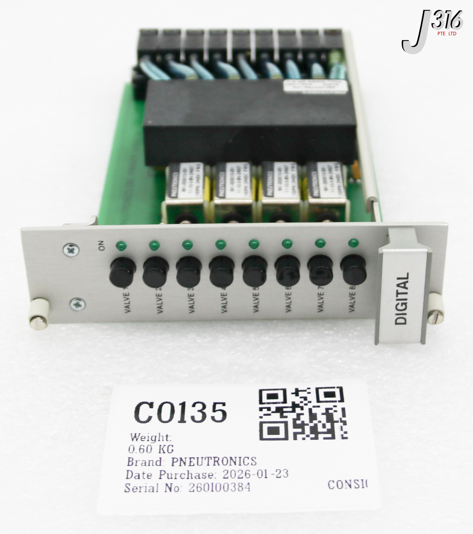 C0135 PNEUTRONICS DIGITAL FLOW CONTROL MODULE 691-000134-001