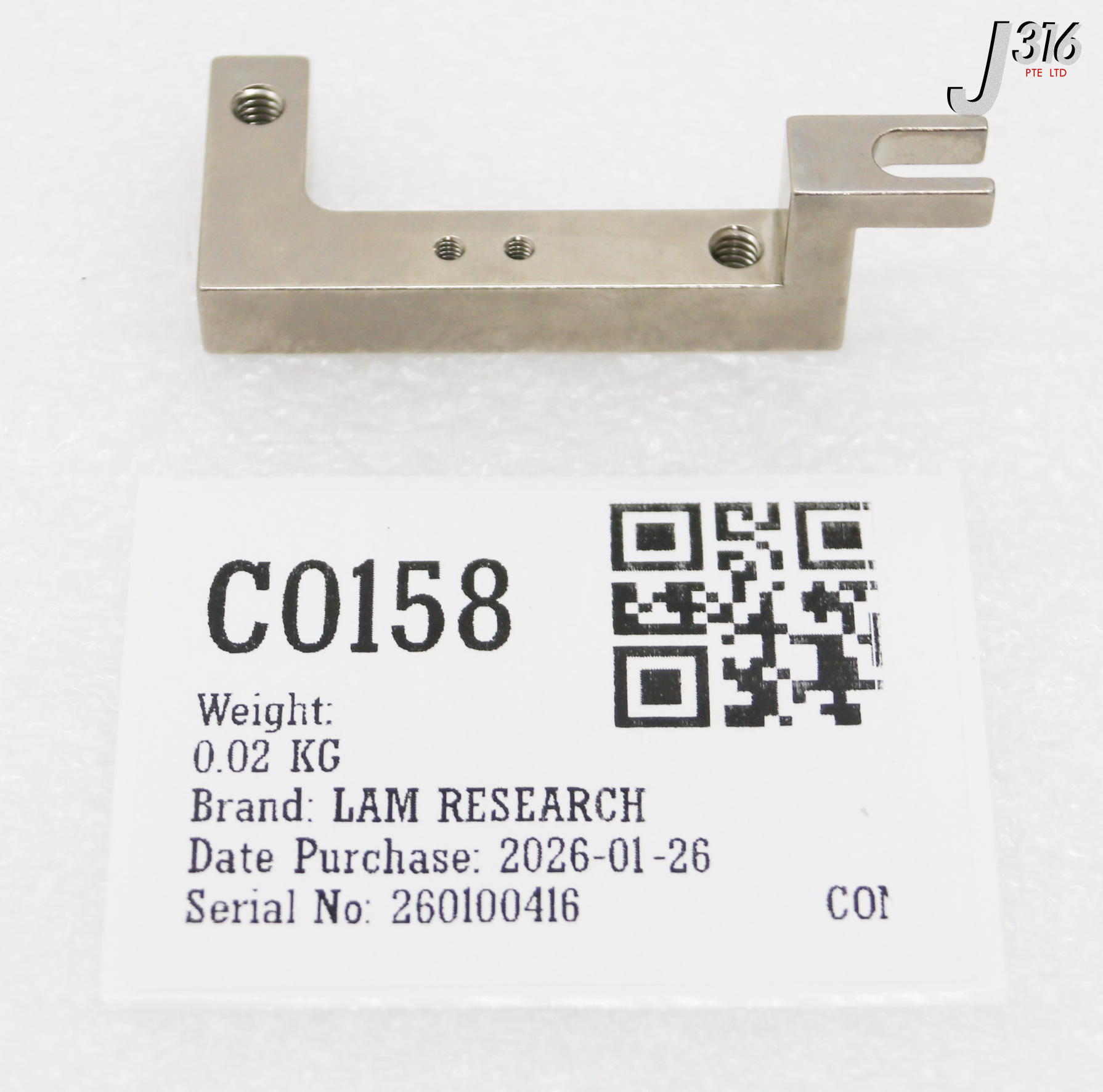 C0158 LAM RESEARCH ENTREPIX PIVOT ARM, SPINDLE LOCK 13-8082-125