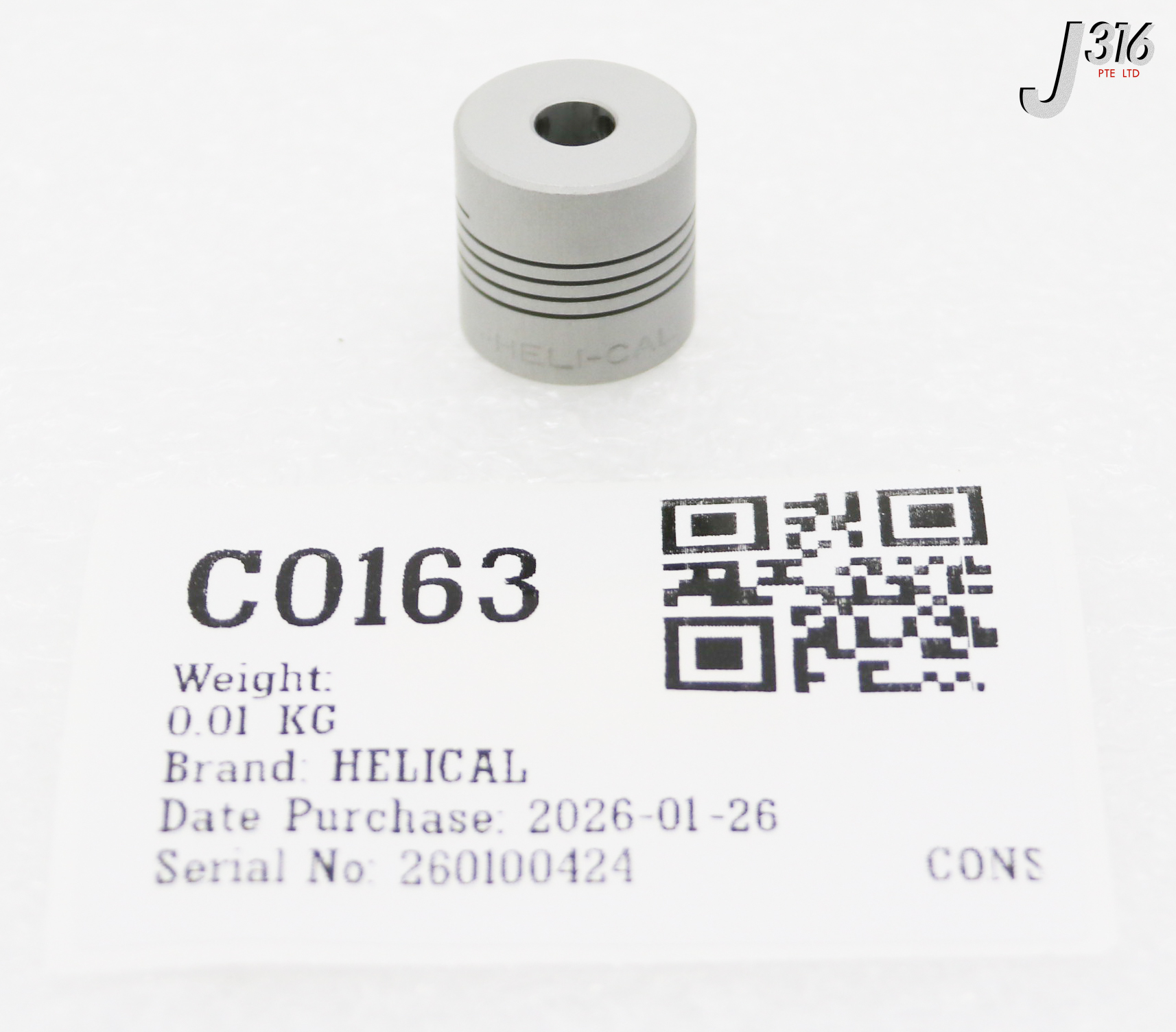 C0163 HELICAL MOTOR COUPLING 30-0056-900