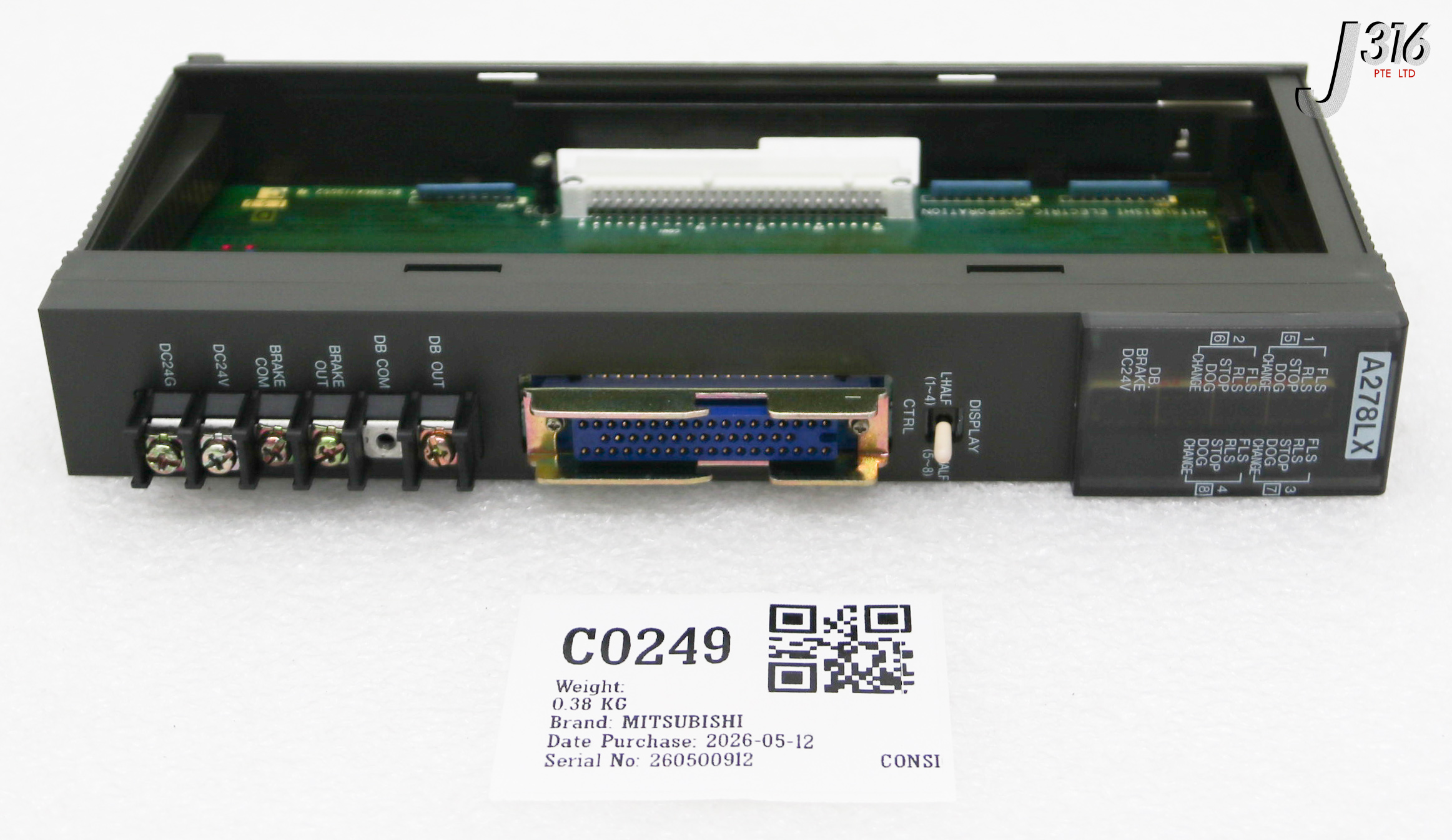 C0249 MITSUBISHI MOTION CONTROLLER A278LX