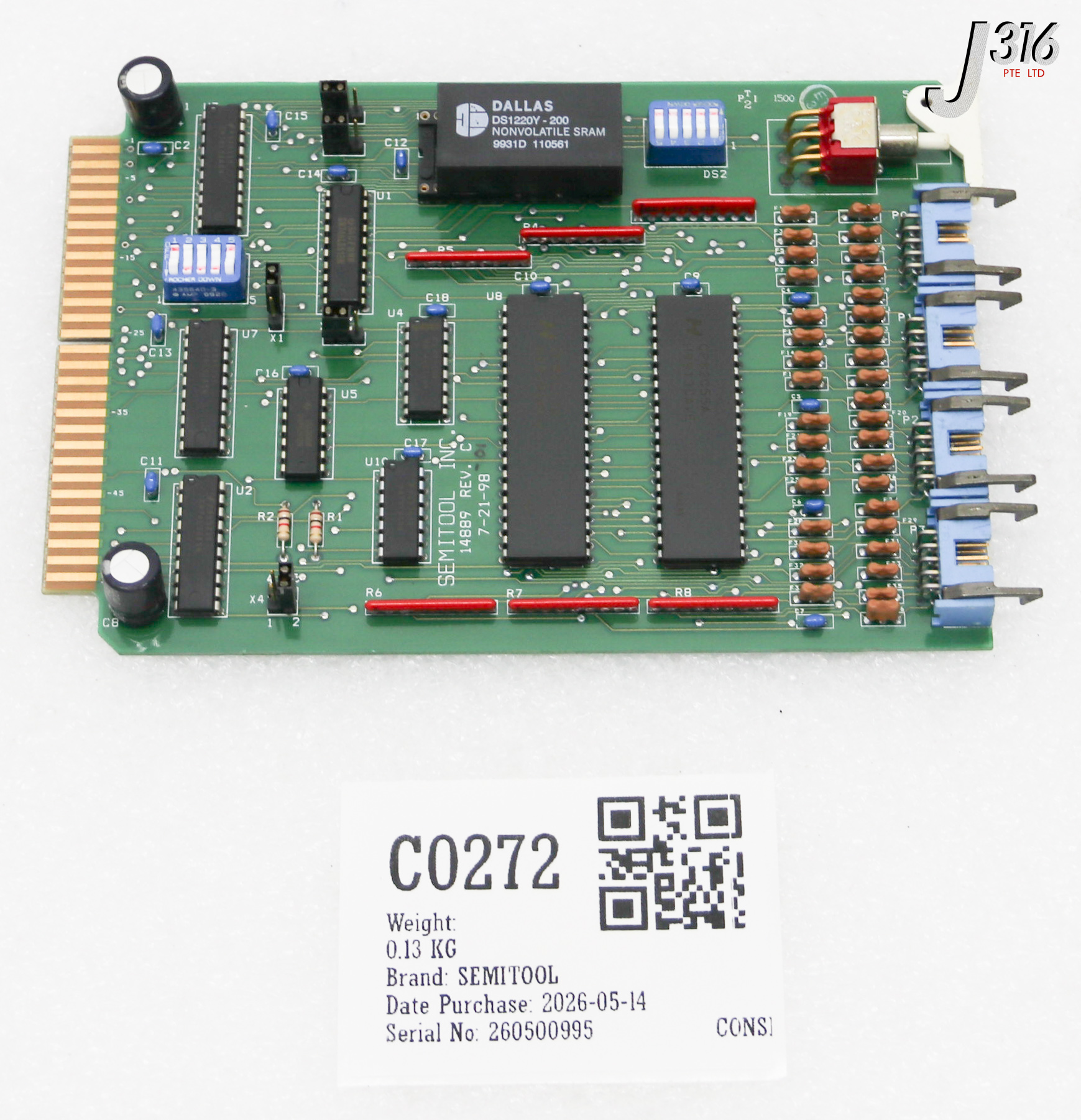 C0272 SEMITOOL PCB, ANALOG CONTROL BD. 14889