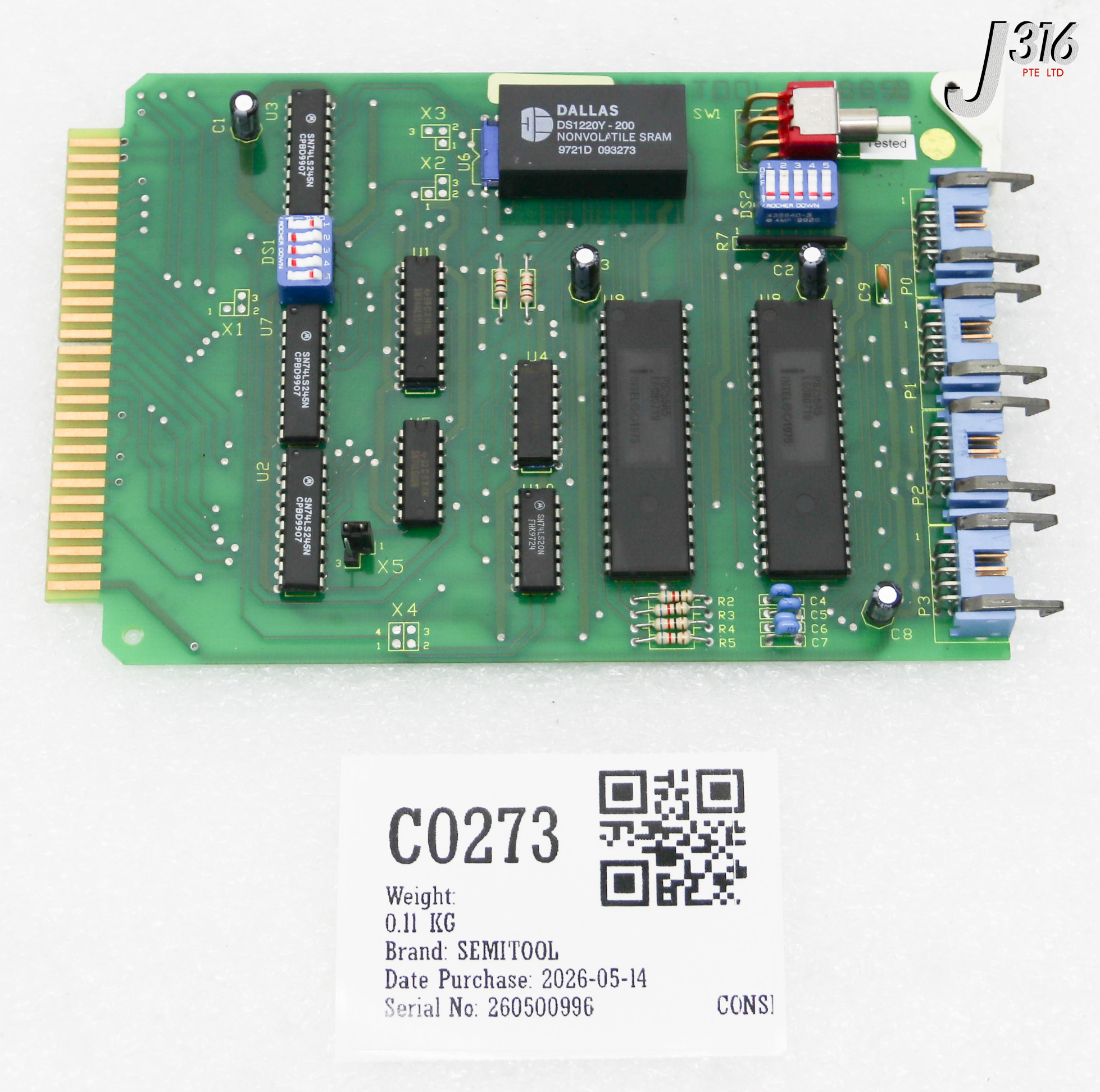 C0273 SEMITOOL PCB, ANALOG CONTROL BD. 14889B