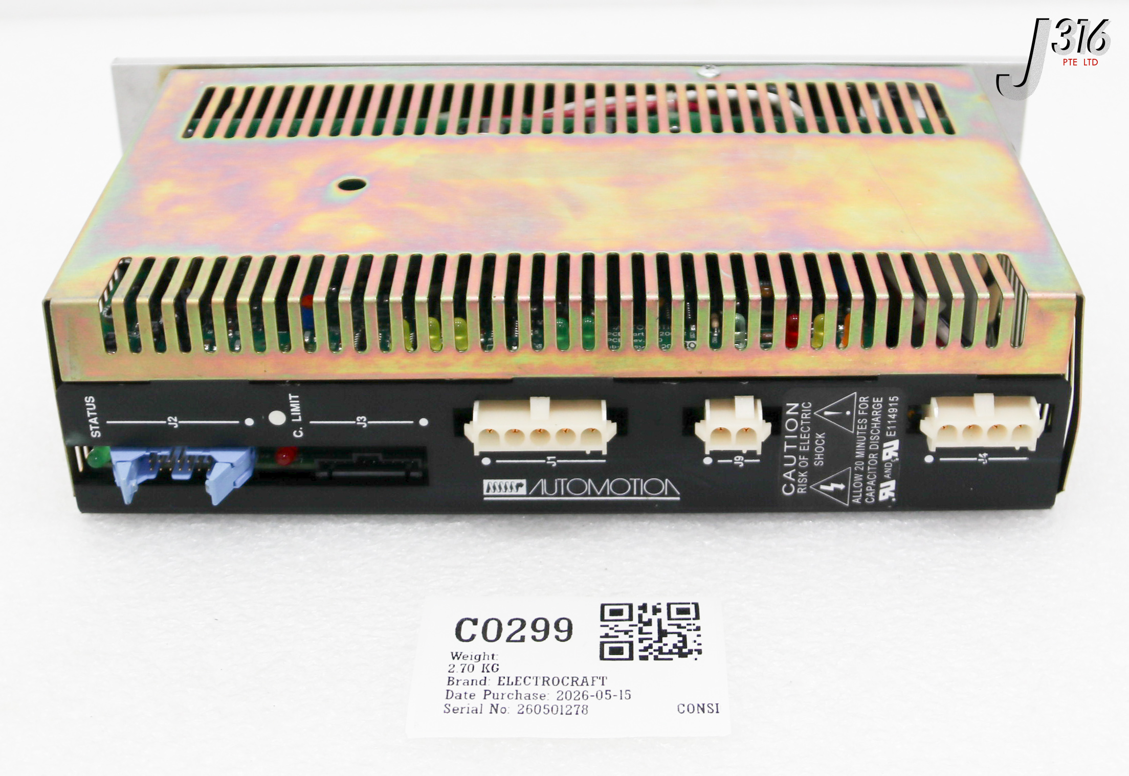 C0299 ELECTROCRAFT AUTOMOTION MOTOR CONTROL, 4009-14-R3E/W ALC120R-010-1111